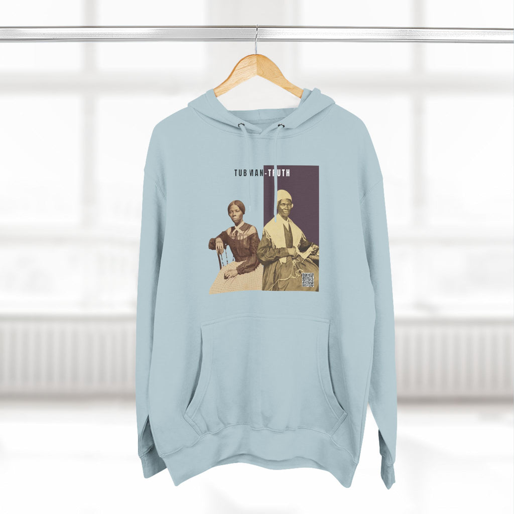 Tubman-Truth Three-panel, Historical Portrait Hoodie