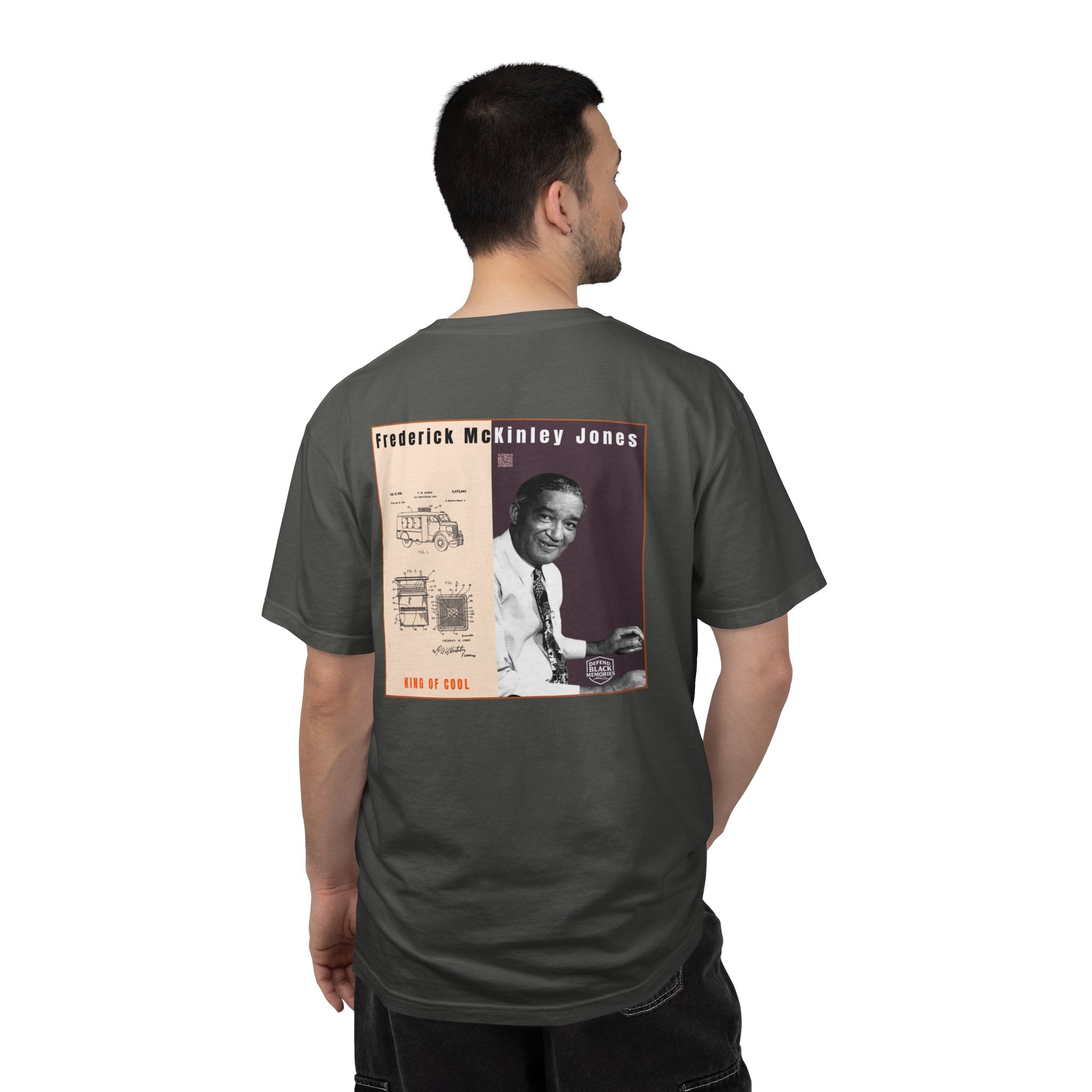 Frederick McKinley Jones, 2 Side, Unisex, Historical Portrait T-shirt (CIty Champs)