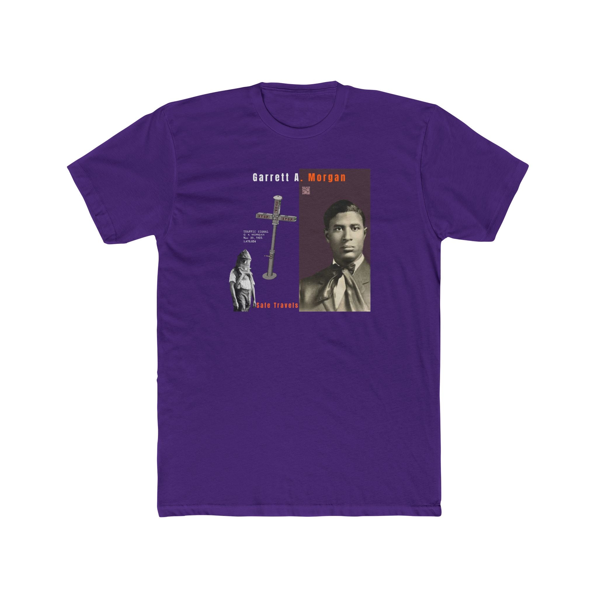 Garrett A. Morgan, Unisex, Historical Portrait T-Shirt (City Champs)
