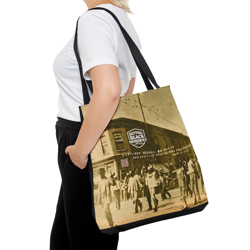 Tulsa Massacre "Hands Up" Tote Bag (Black)