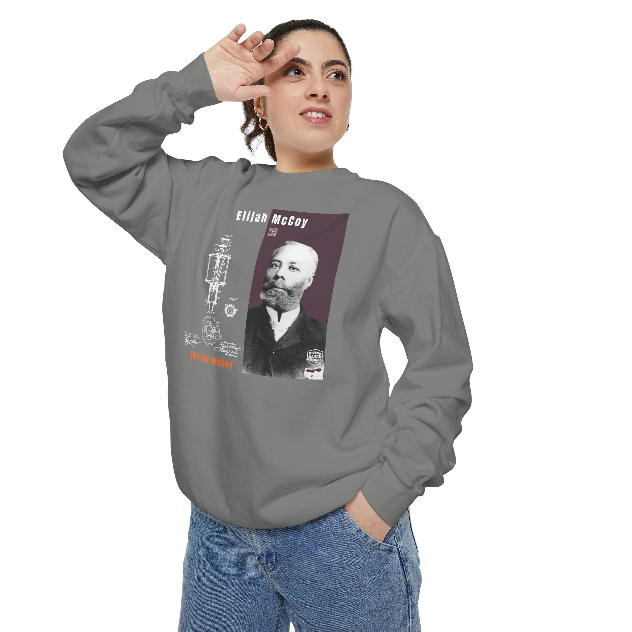 "The Real McCoy" Elijah McCoy Garment Dyed Tribute Sweatshirt (City Champs)