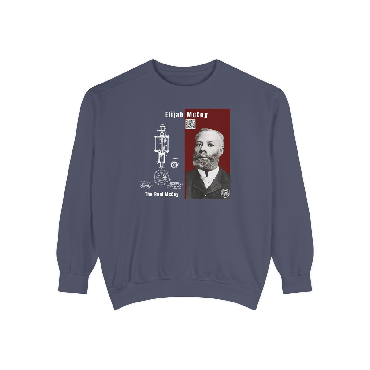 "The Real McCoy" Elijah McCoy Garment Dyed Tribute Sweatshirt (City Champs)