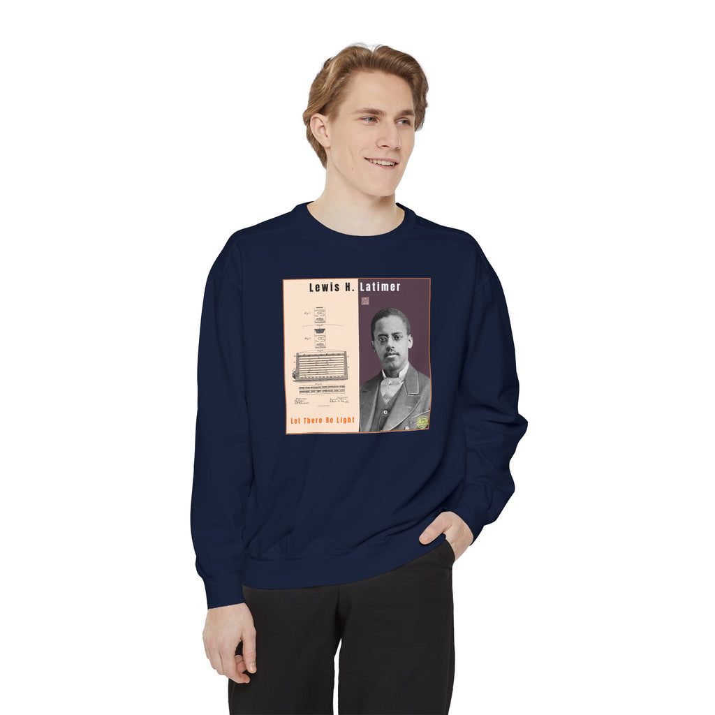 Lewis Latimer Unisex Garment-Dyed Sweatshirt (City Champs)