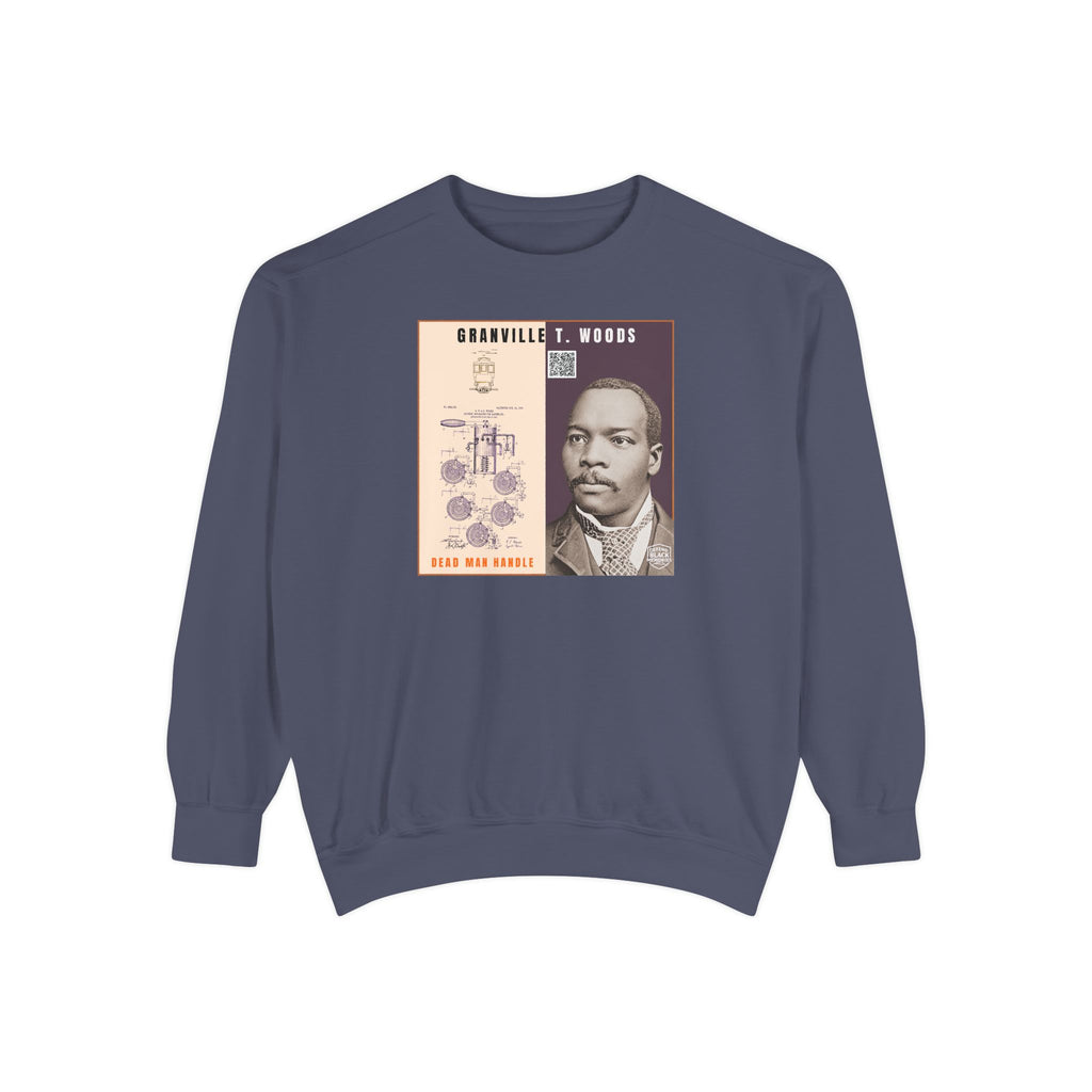 Granville T. Woods, Unisex, Historical Portrait Crewneck Sweatshirt (City Champs)