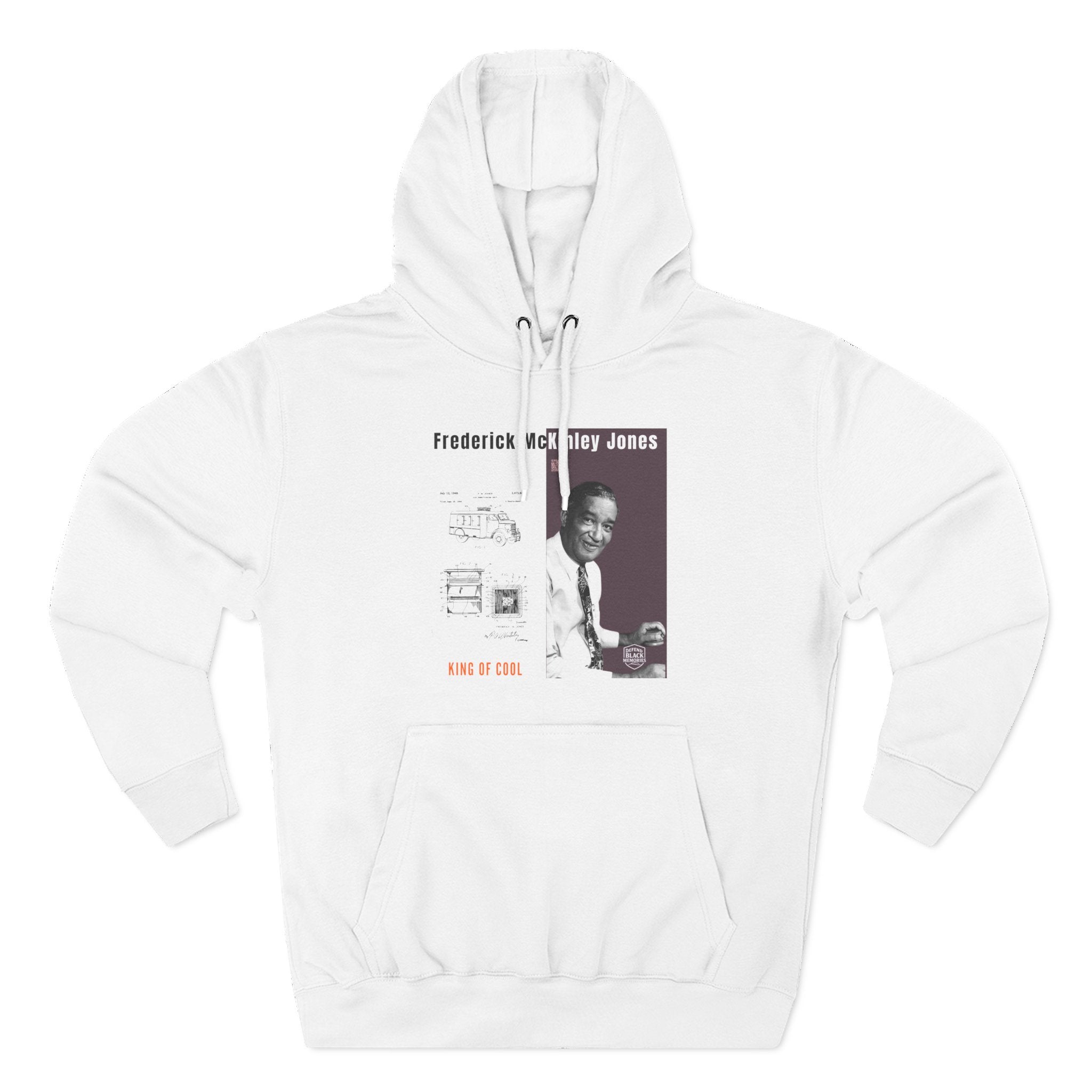 Frederick McKinley Jones, Unisex, Three-panel Historical Portrait Hoodie (City Champs)