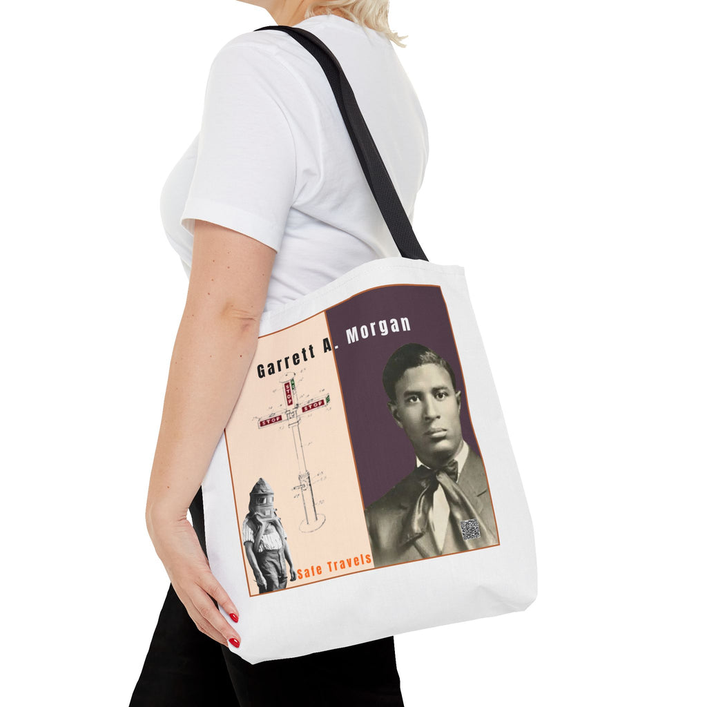 Garrett A. Morgan Historical Portrait Tote Bag (White)