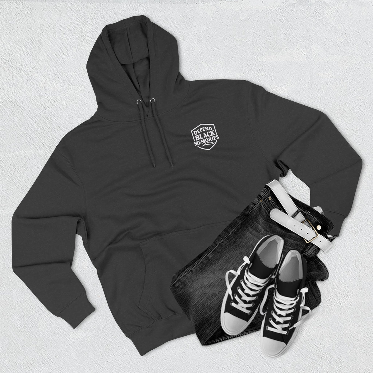 Granville T. Woods, 2 Side, Three-Panel Fleece Hoodie
