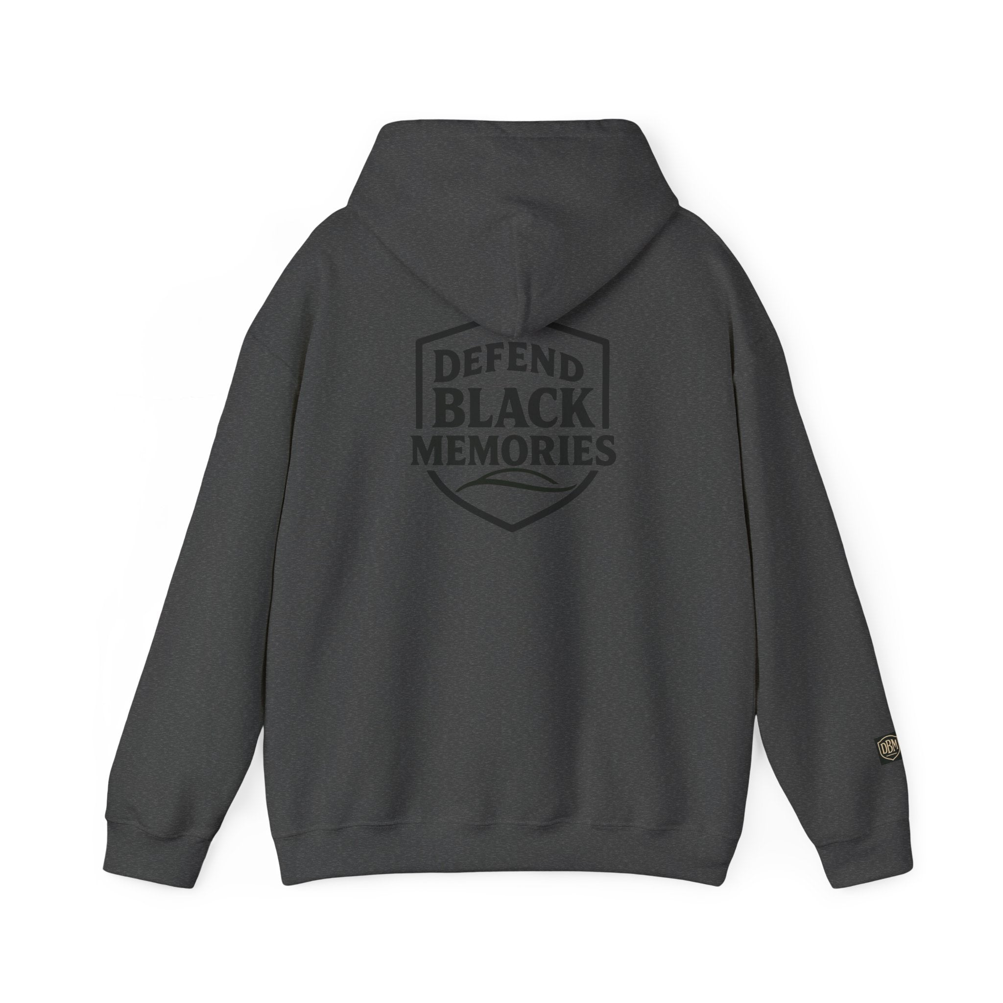 Defend Black Memories: Garrett A. Morgan Tribute Hoodie Big Back Logo Graphic Sweatshirt