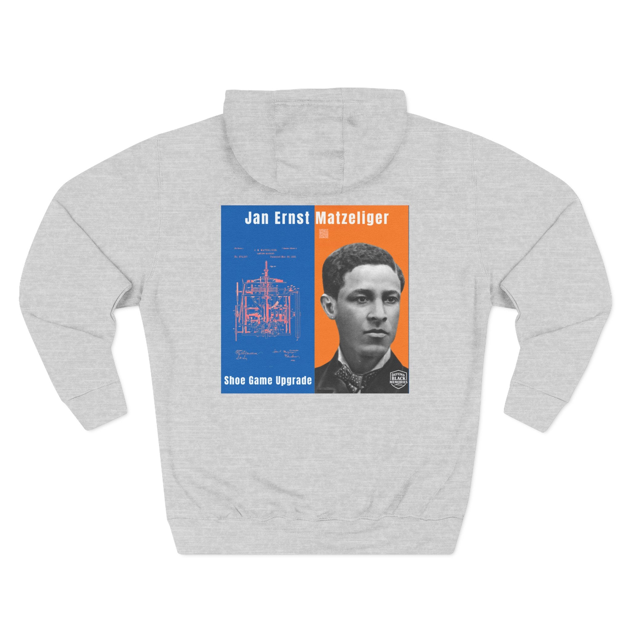 Jan E. Matzeliger Three-Panel Historic Portrait Hoodie (City Champs)