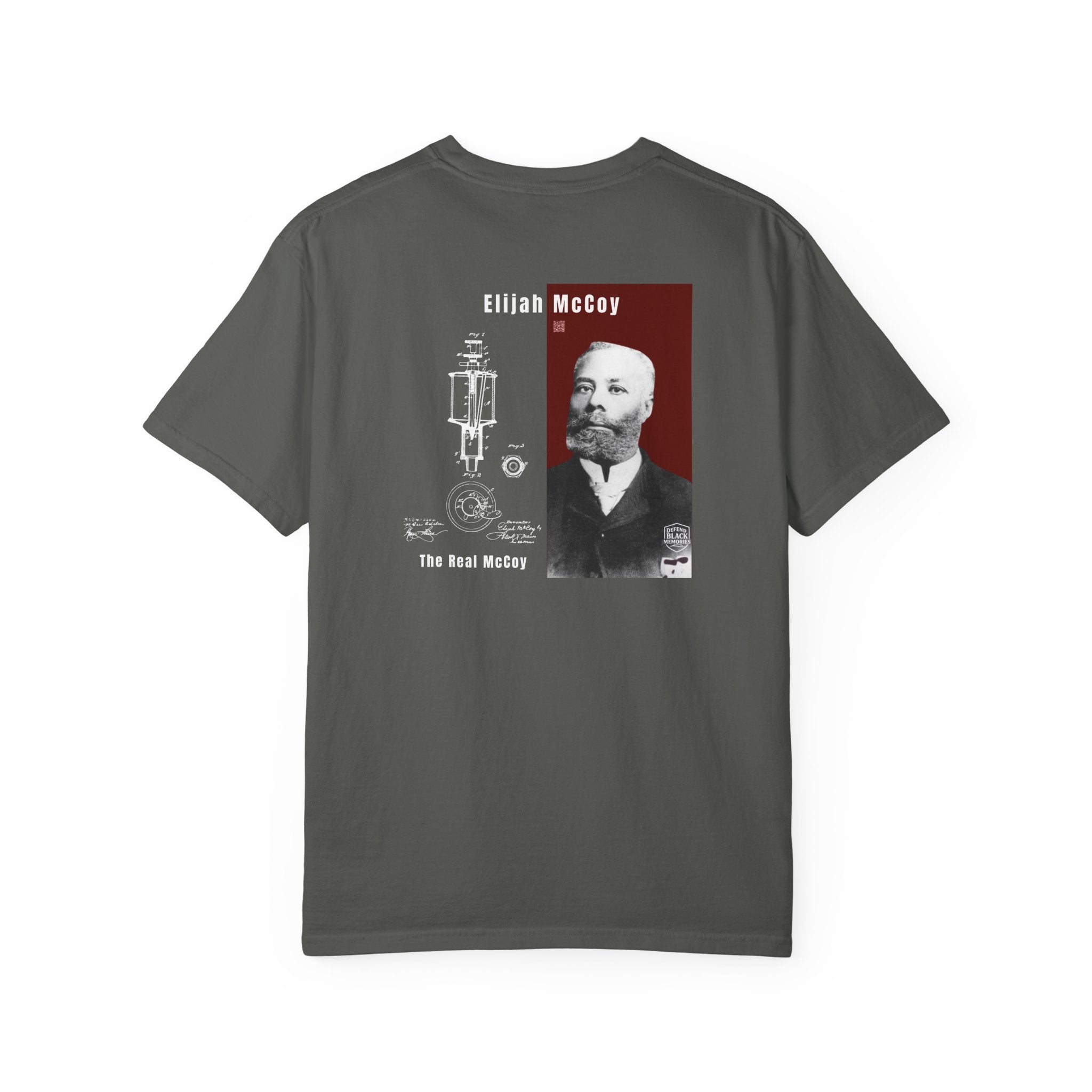 Elijah McCoy, Unisex, 2 Side, Historical Portrait T-shirt