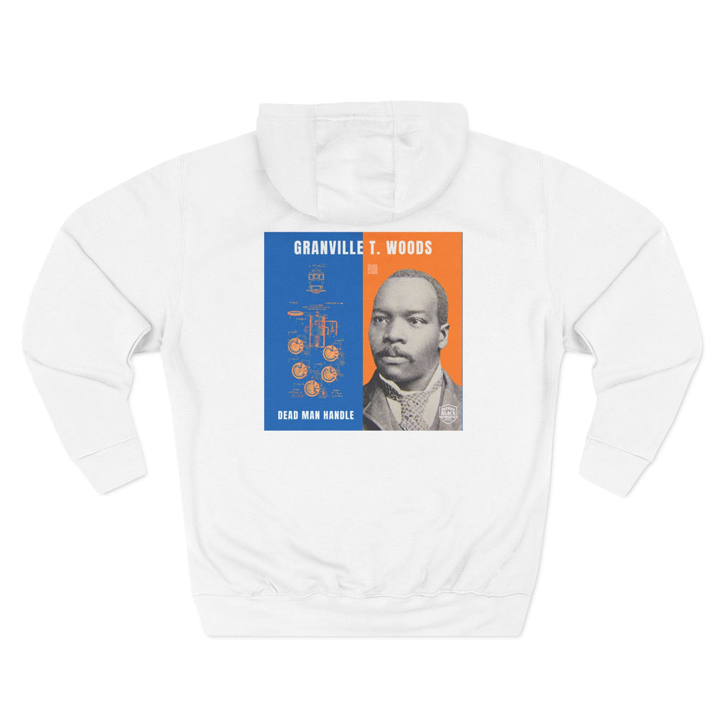 Granville T. Woods, 2 Side, Three-Panel Fleece Hoodie