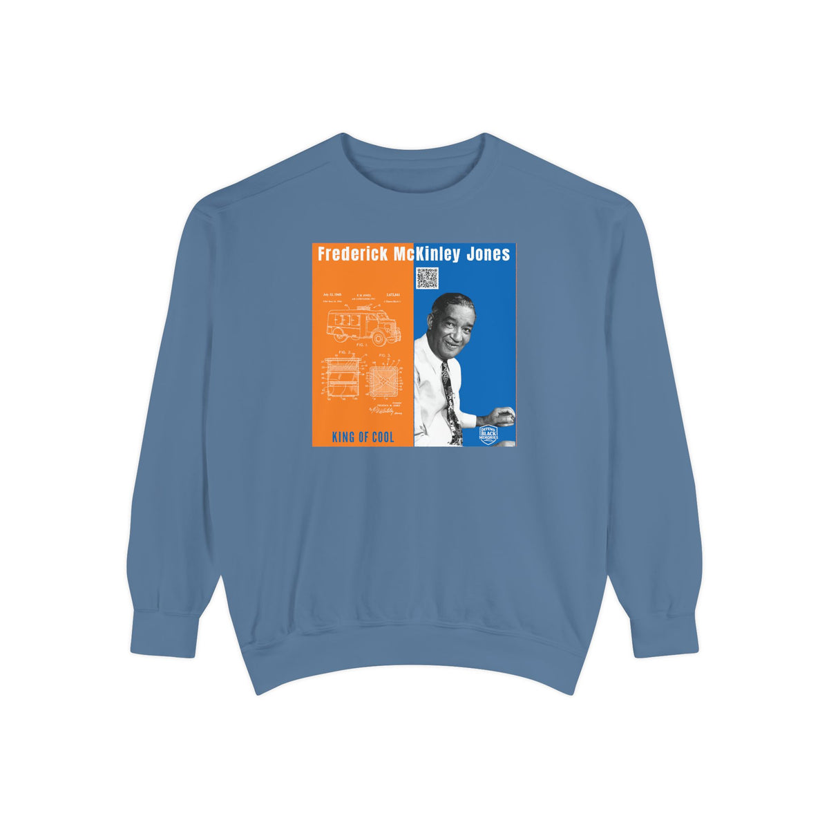 Frederick McKinley Jones, Unisex, Garment-Dyed Sweatshirt (City Champs)