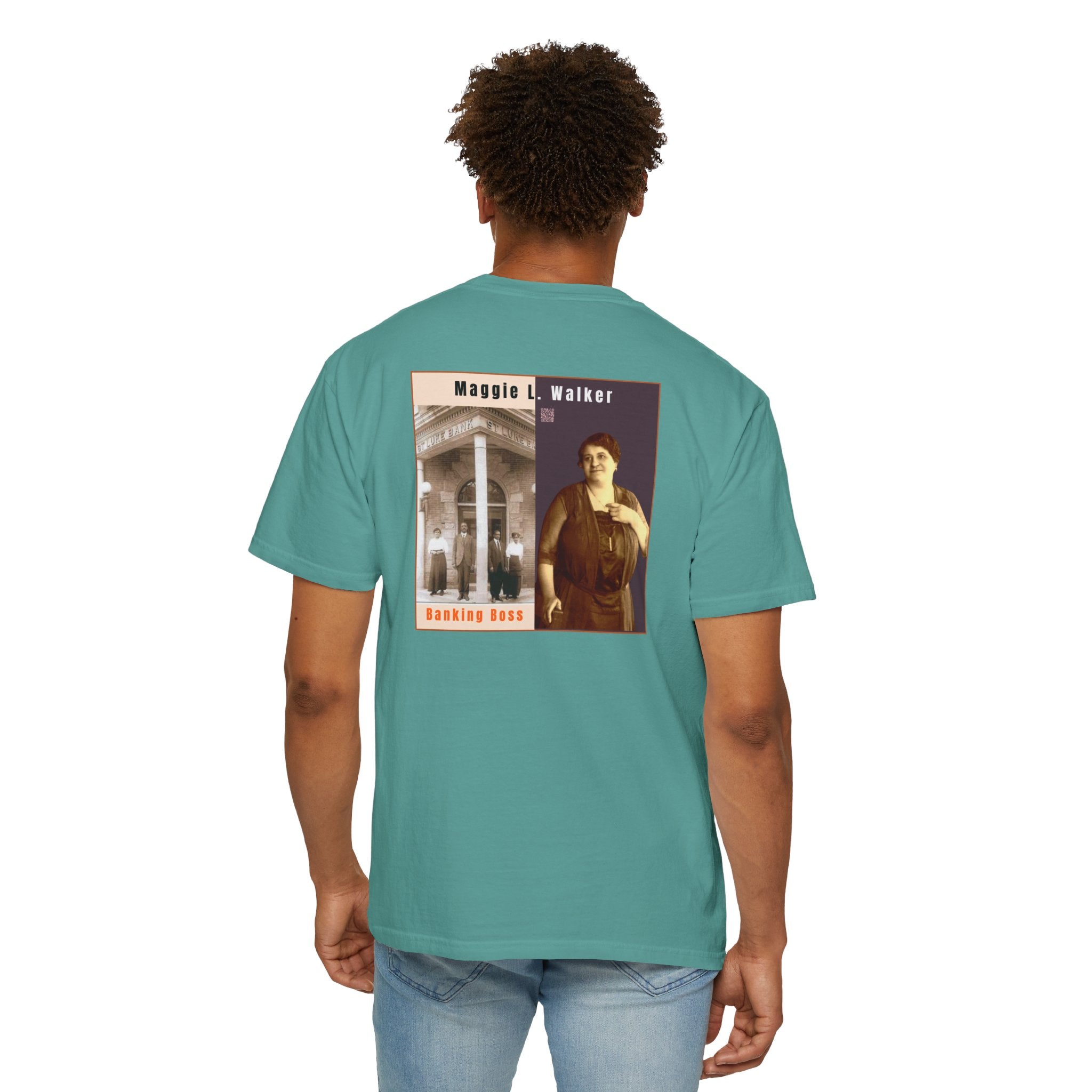 Maggie L. Walker, Unisex, 2 Side Historical Portrait T-shirt