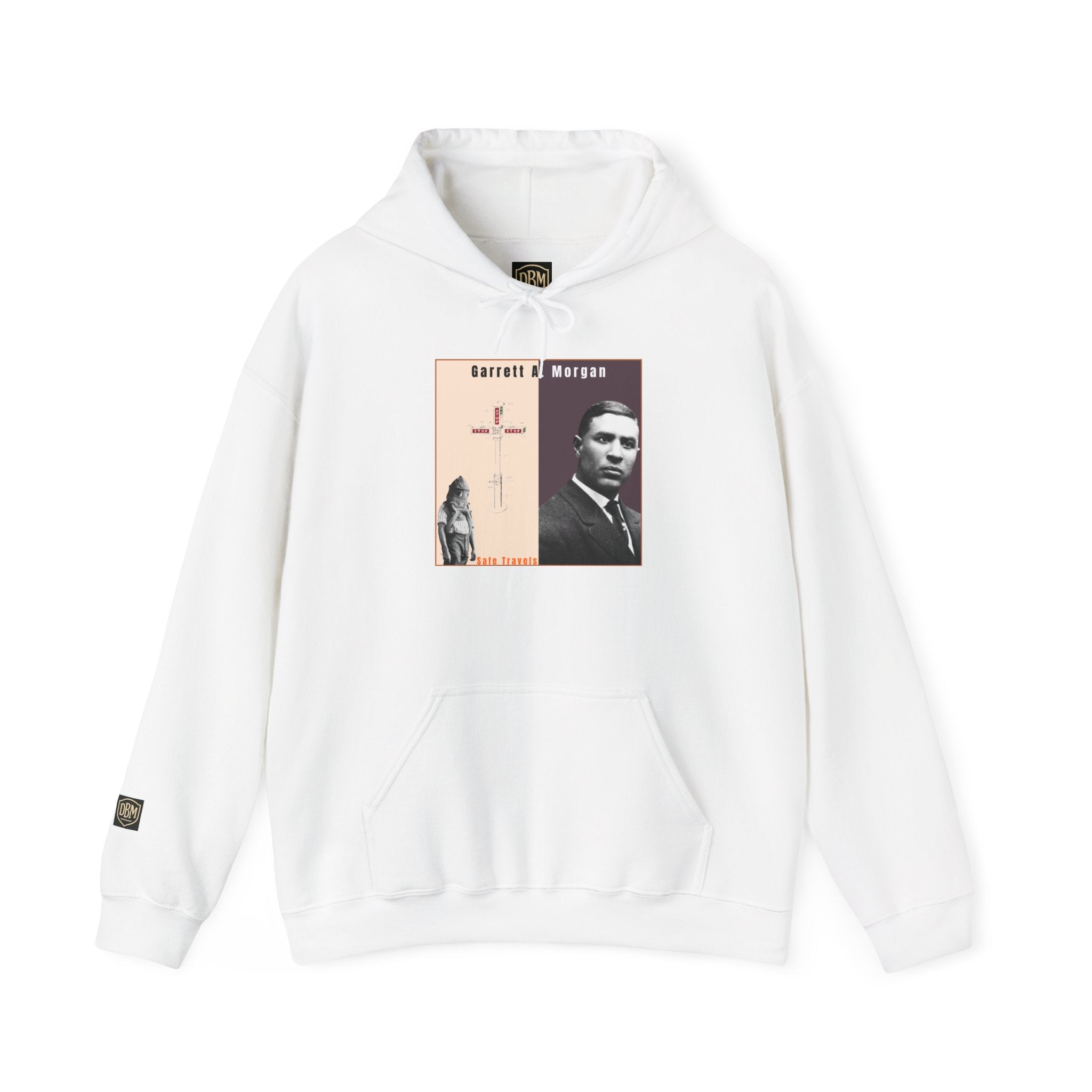 Defend Black Memories: Garrett A. Morgan Tribute Hoodie Big Back Logo Graphic Sweatshirt