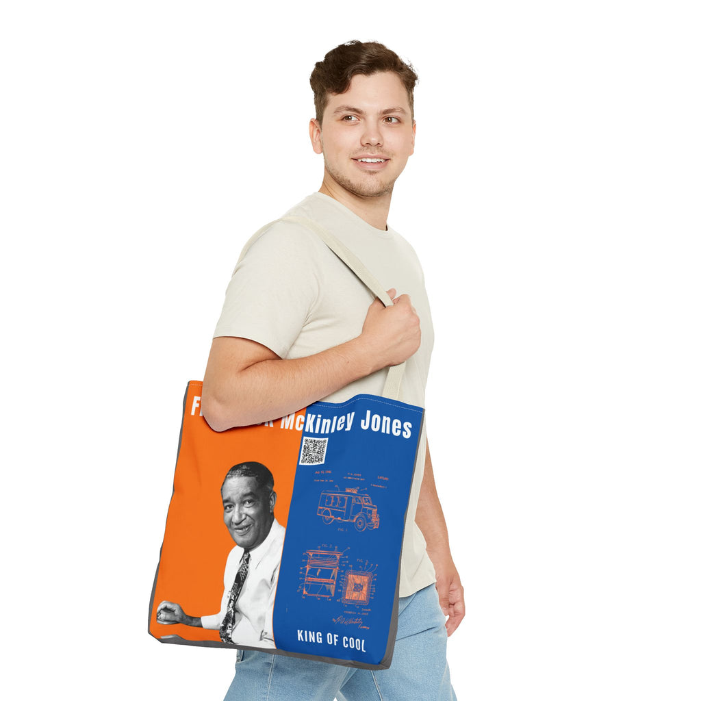 Frederick McKinley Jones, Historical Portrait Tote Bag (Black)