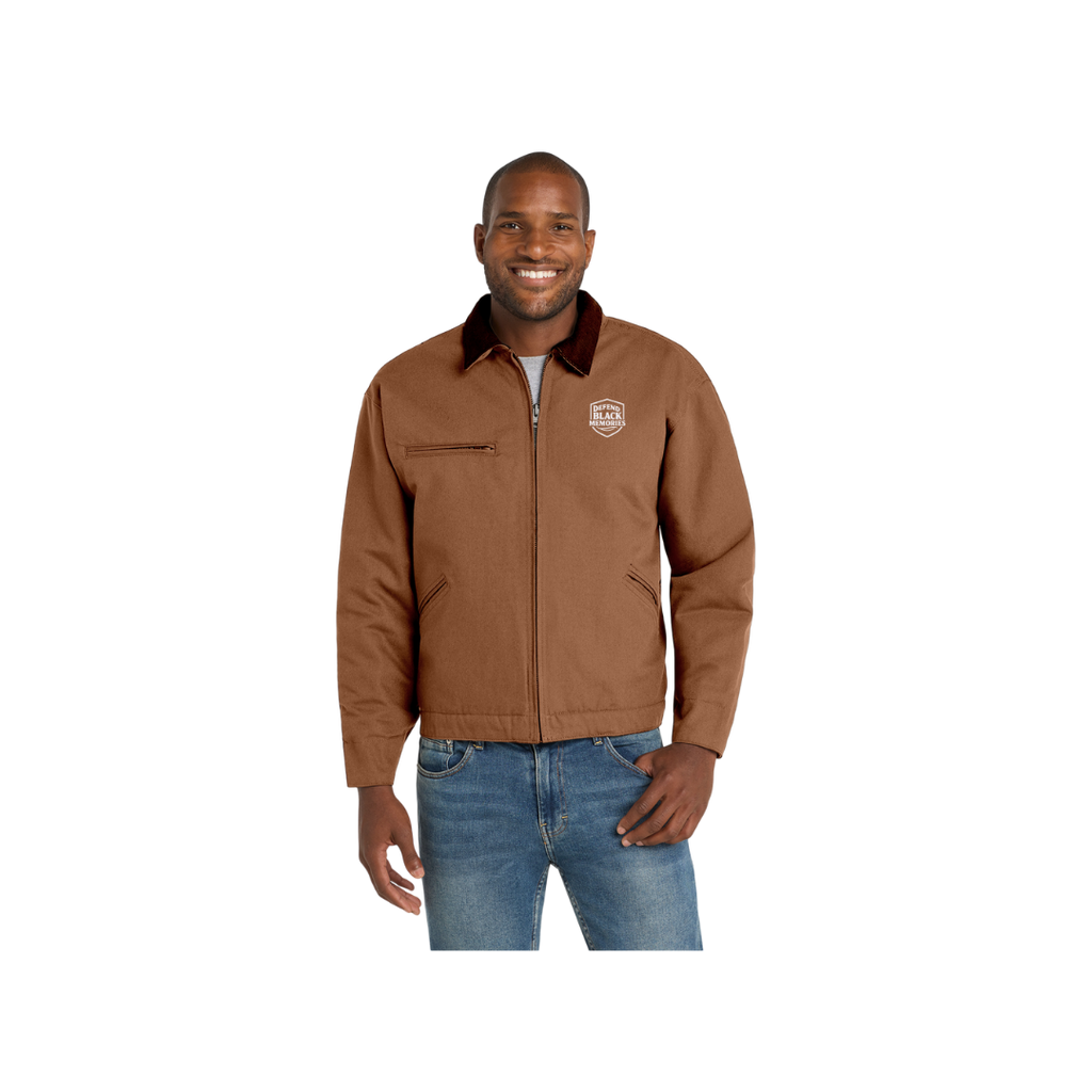Defend Black Memories Embroidered Work Jacket