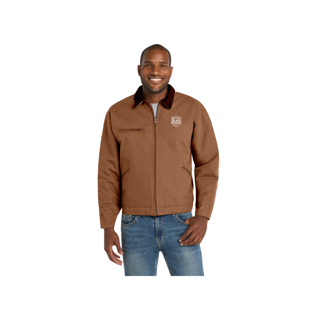 Defend Black Memories Embroidered Work Jacket