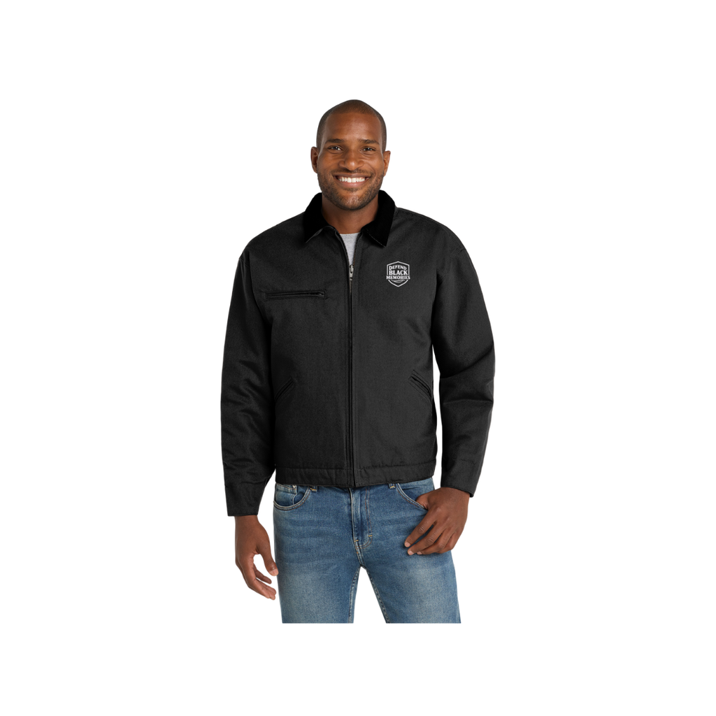 Defend Black Memories Embroidered Work Jacket