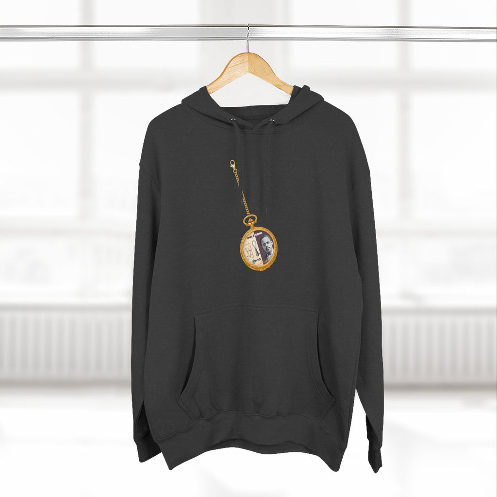 Lewis H Latimer Pocket Watch Three-Panel Fleece Hoodie