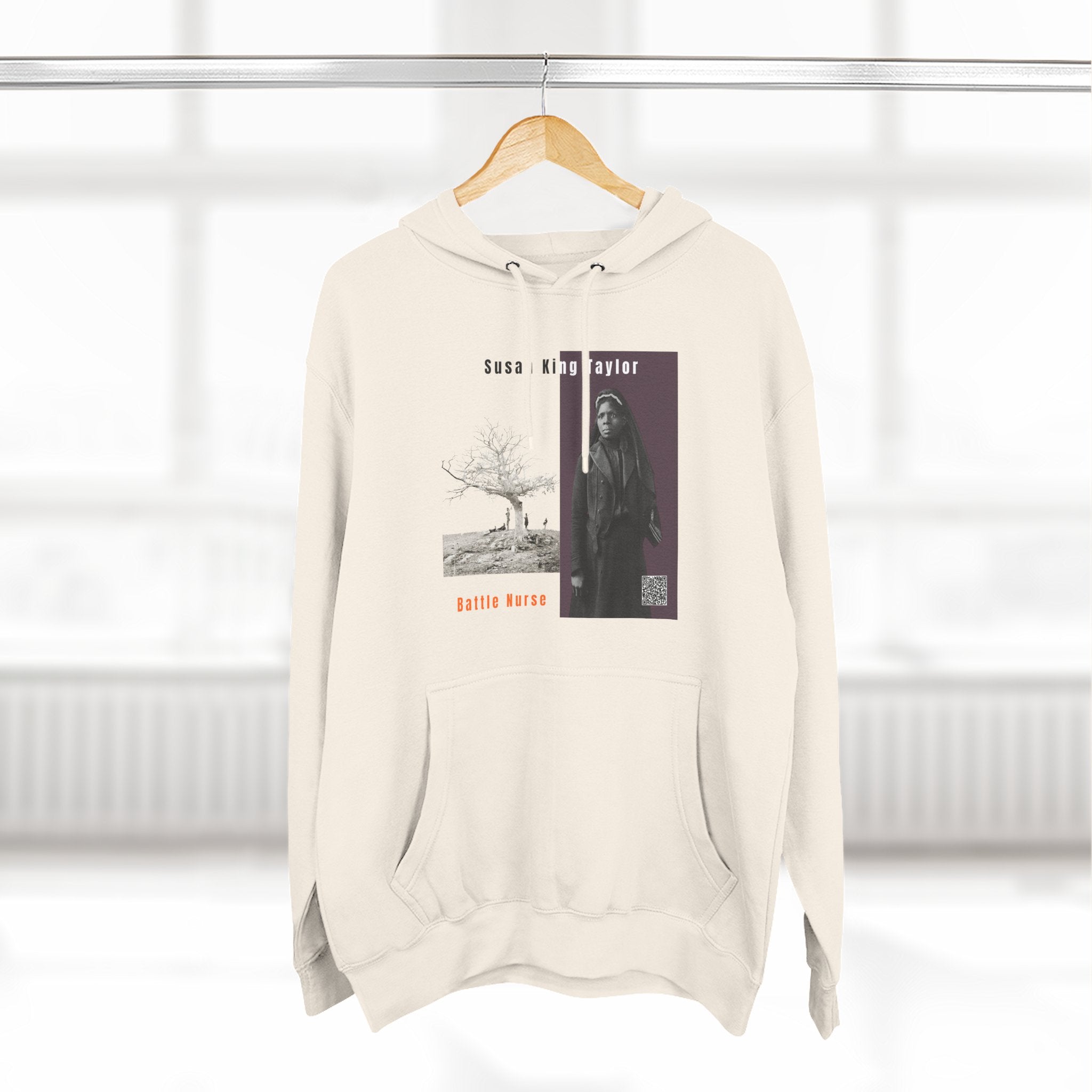 Susan King Taylor, Three-panel Historical Portrait Hoodie
