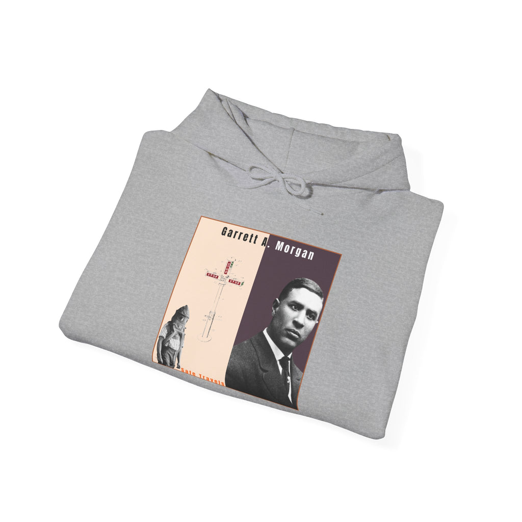 Defend Black Memories: Garrett A. Morgan Tribute Hoodie Big Back Logo Graphic Sweatshirt