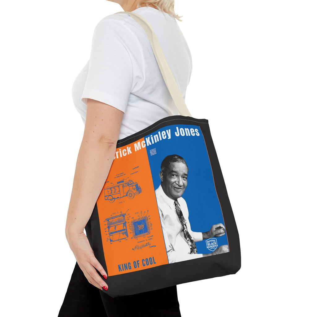 Frederick McKinley Jones, Historical Portrait Tote Bag (Black)