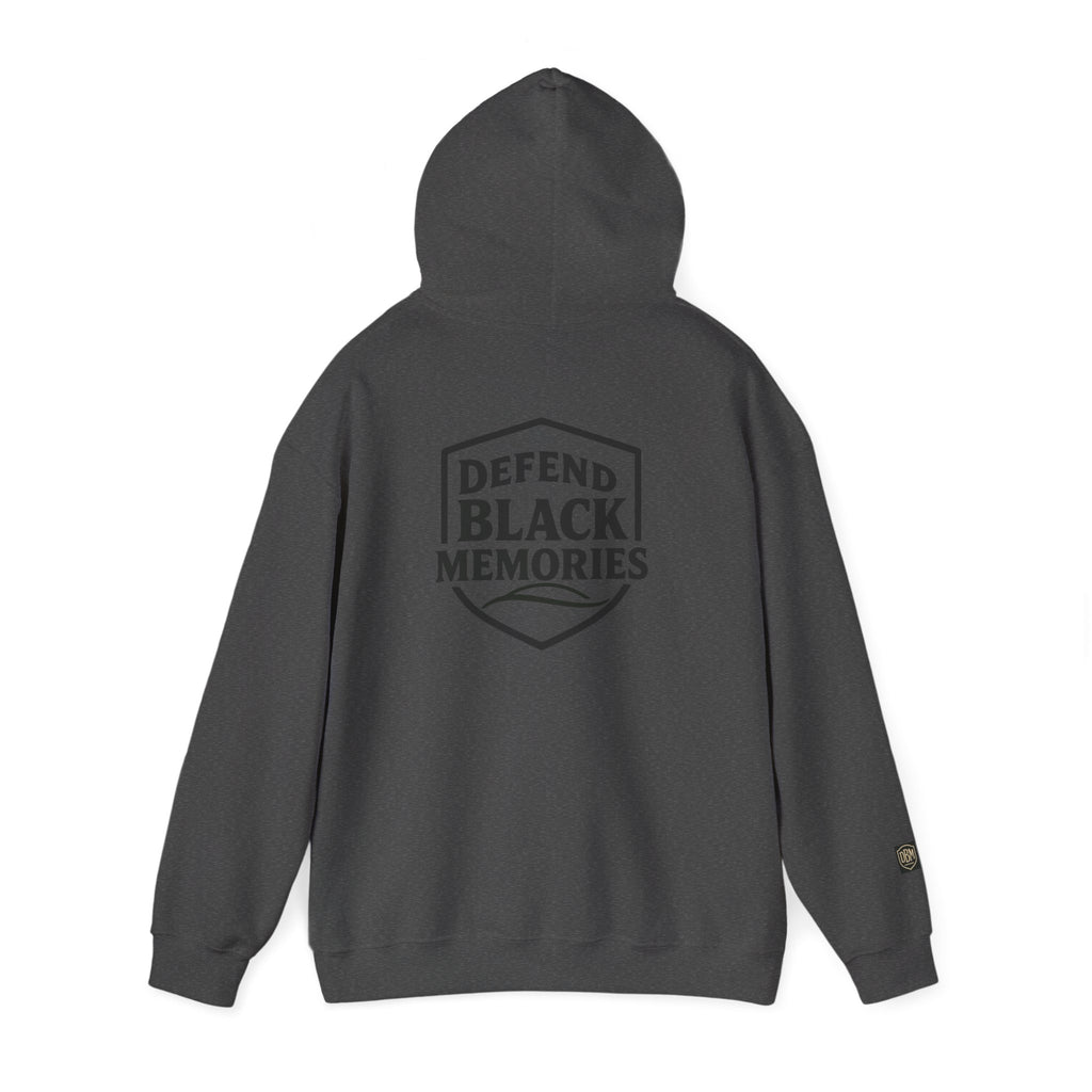 Defend Black Memories: Garrett A. Morgan Tribute Hoodie Big Back Logo Graphic Sweatshirt