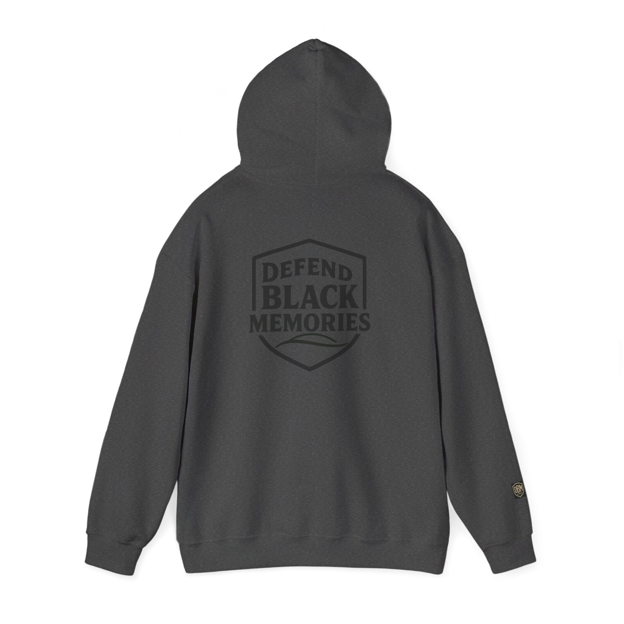 Defend Black Memories: Garrett A. Morgan Tribute Hoodie Big Back Logo Graphic Sweatshirt