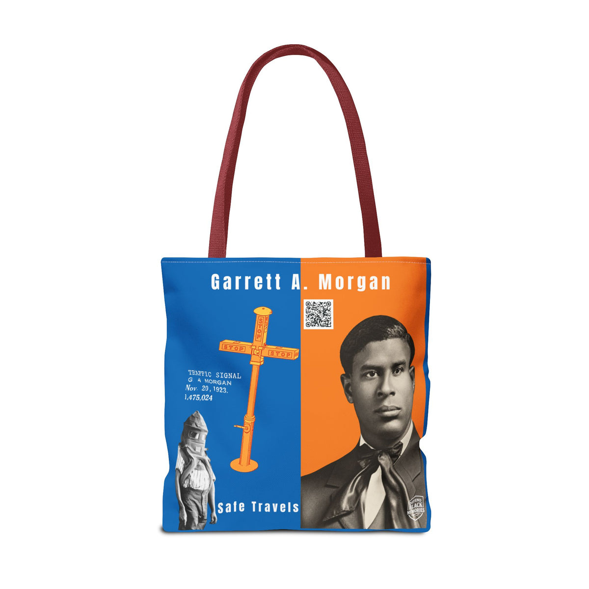 Garrett A. Morgan Tribute Tote Bag (Double Side City Champs Blue)