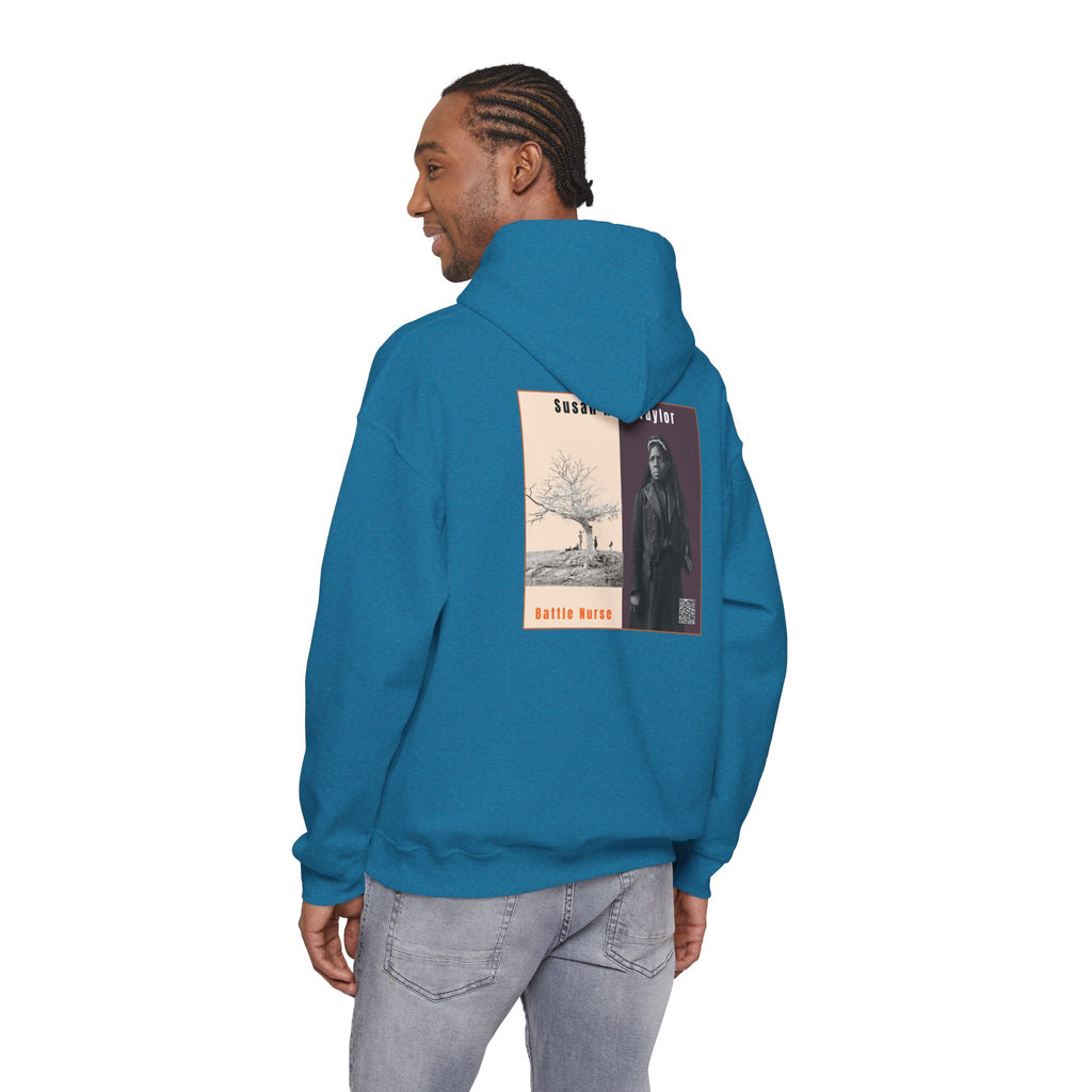Susan King Taylor, Unisex, Historical Portrait, Heavy Blend™ Hooded Sweatshirt
