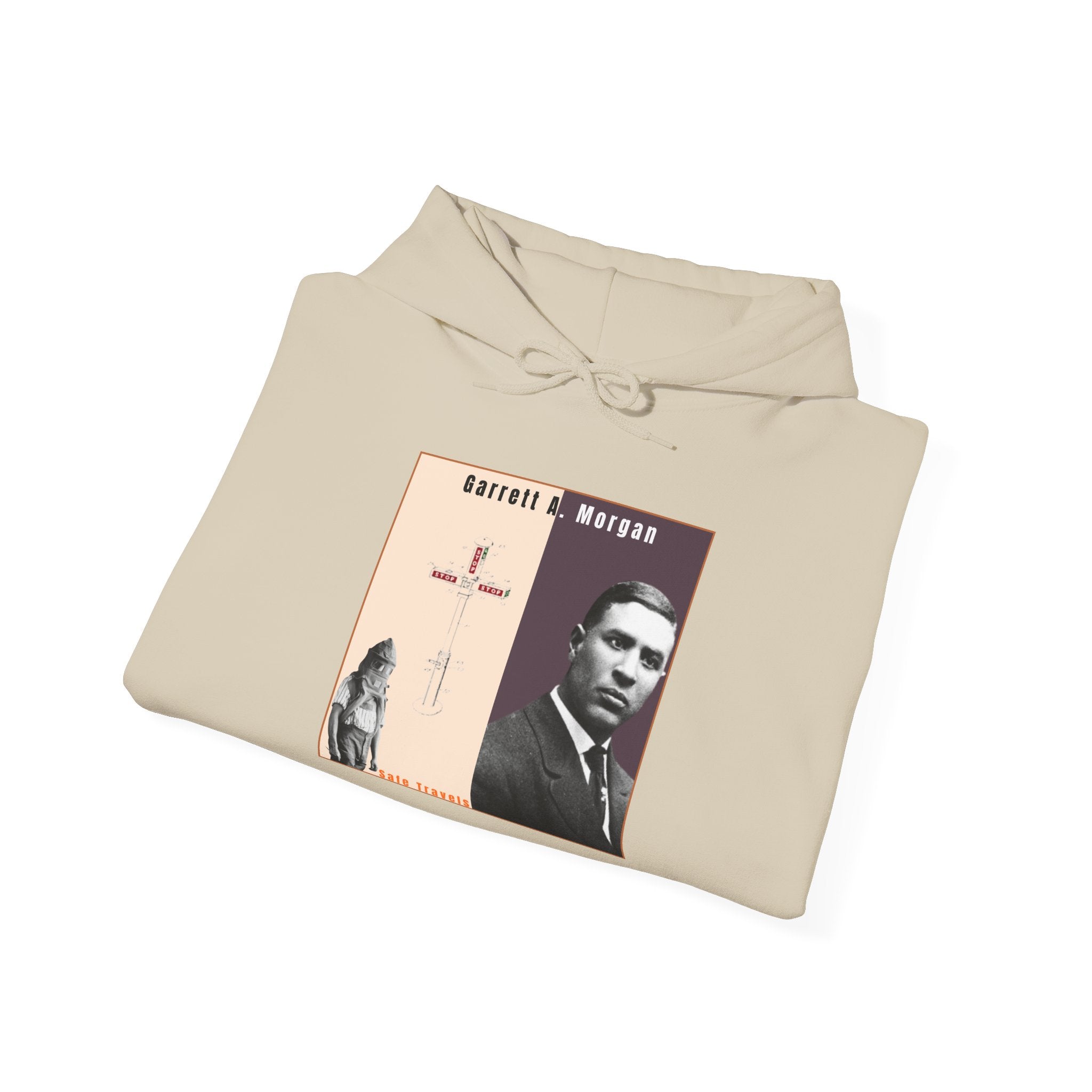 Defend Black Memories: Garrett A. Morgan Tribute Hoodie Big Back Logo Graphic Sweatshirt