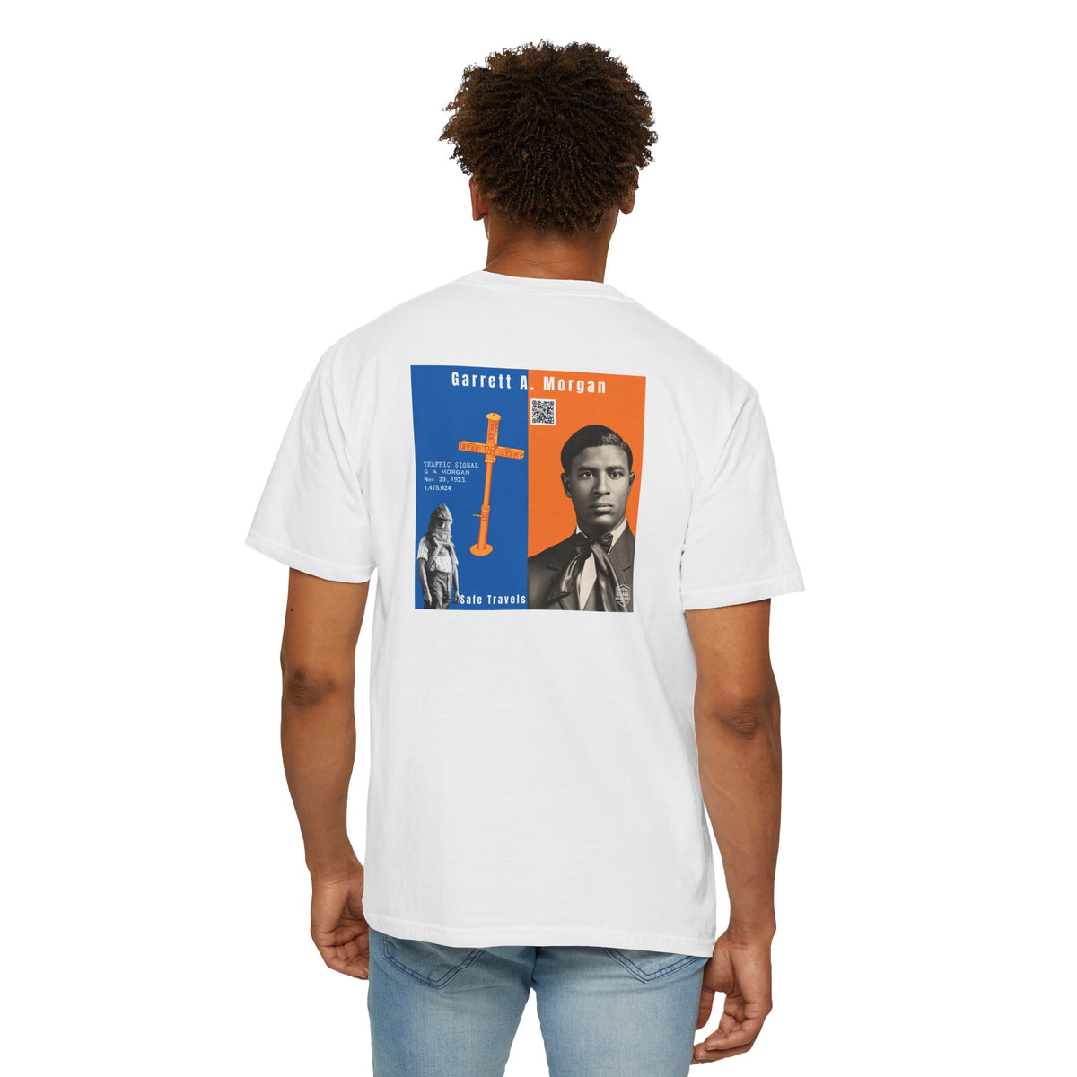 Garrett A. Morgan, 2 Side, Historical Portrait T-shirt (City Champs)
