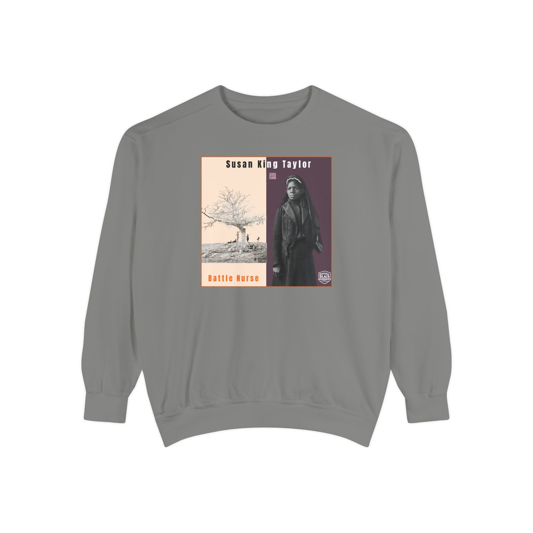 Susie King Taylor: Unisex Garment-Dyed Sweatshirt (City Champs)