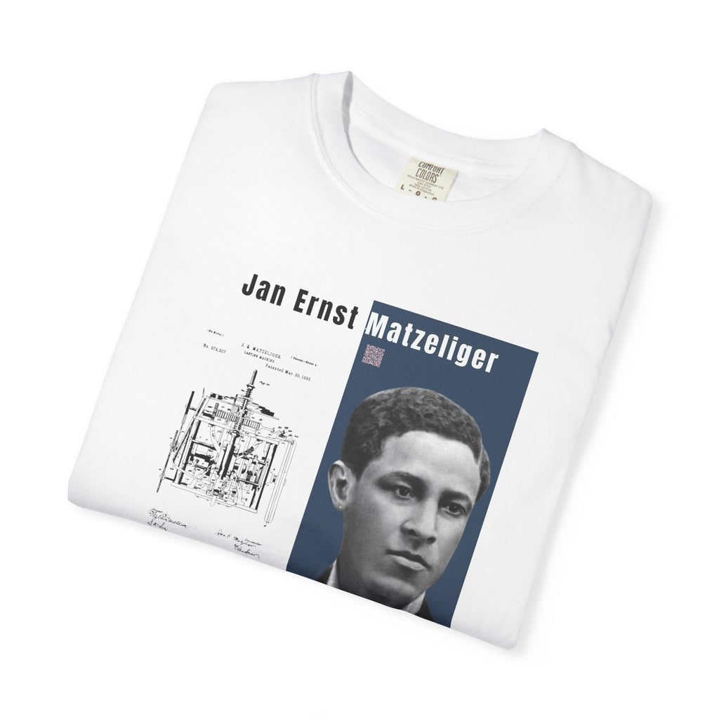 Jan Ernst Matzeliger Portrait T-Shirt – Historical Inventor Graphic Tee (City Champs)