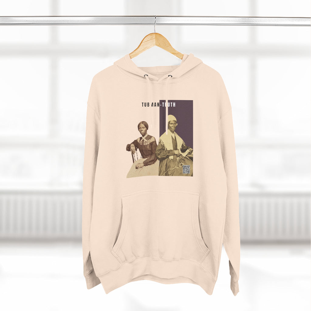 Tubman-Truth Three-panel, Historical Portrait Hoodie