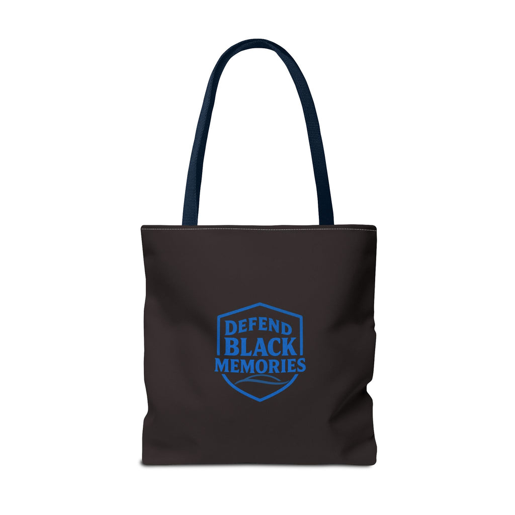Tubman-Truth Brooch Graphic Tote Bag (Black)