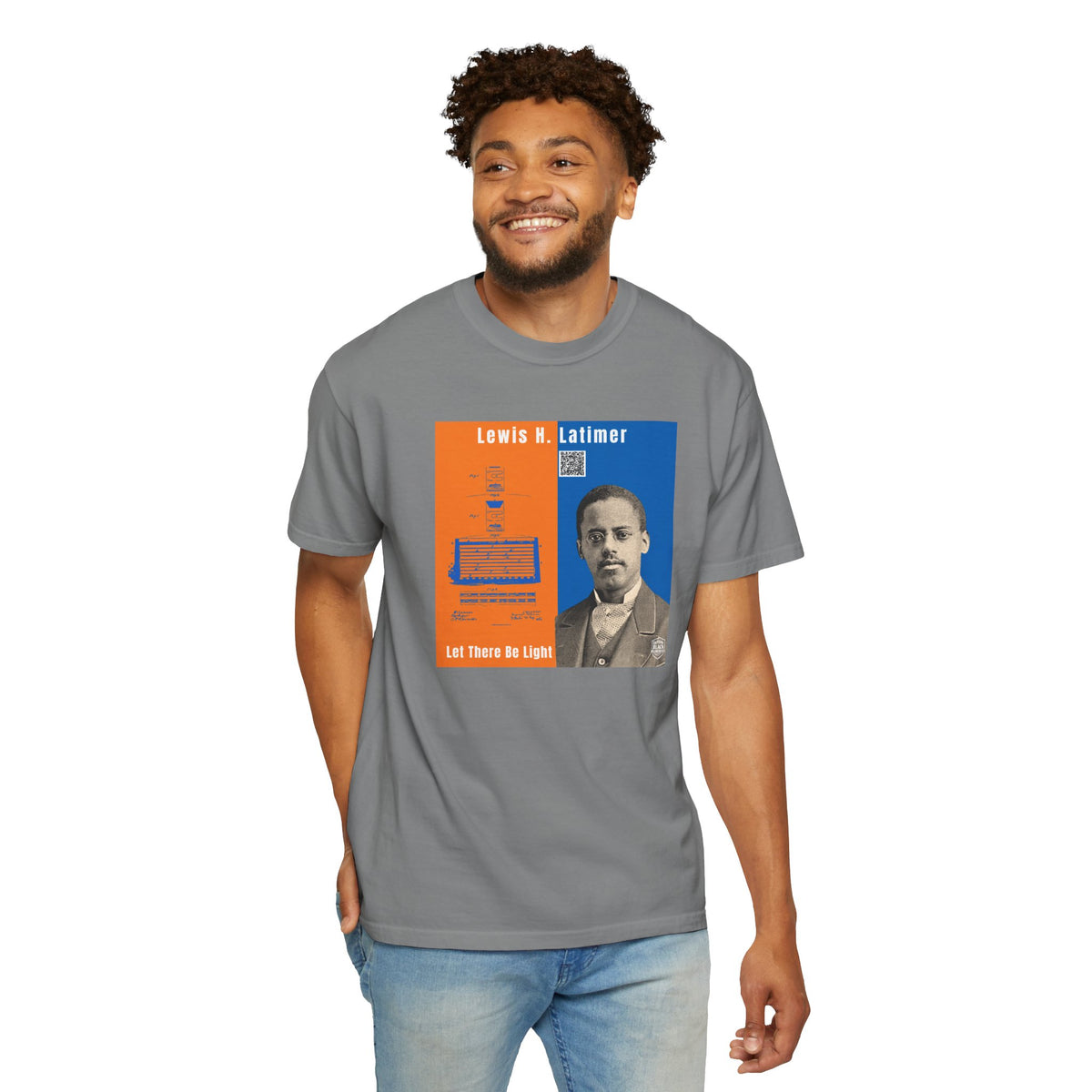 Lewis H. Latimer, Unisex, Historical Portrait T-shirt (City Champs)