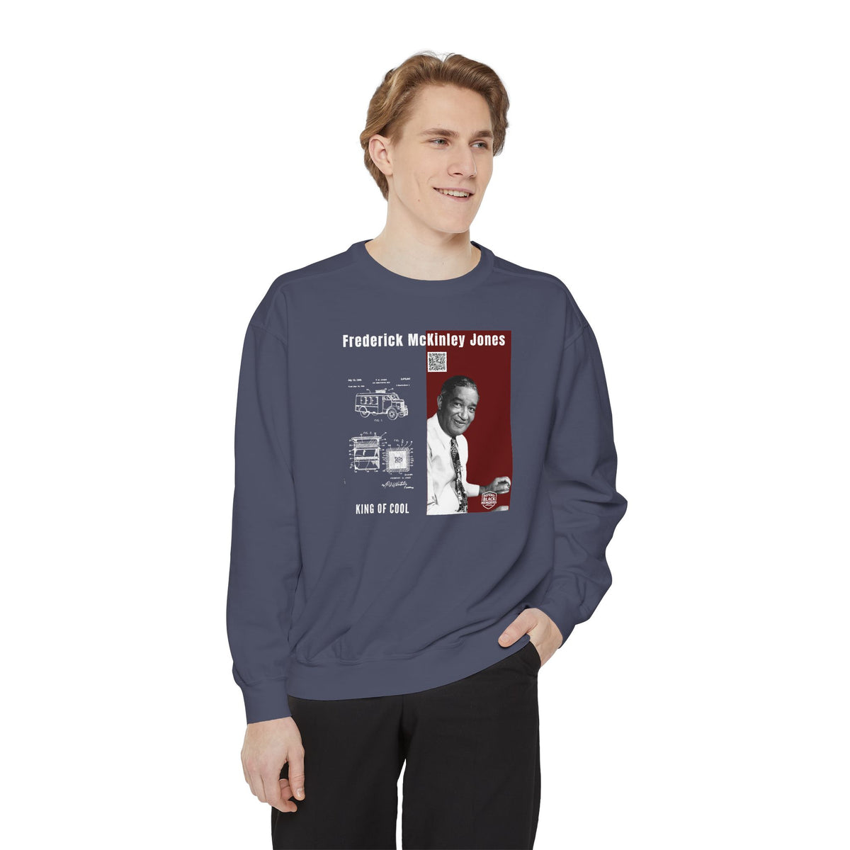 Frederick McKinley Jones, Unisex, Garment-Dyed Sweatshirt (City Champs)