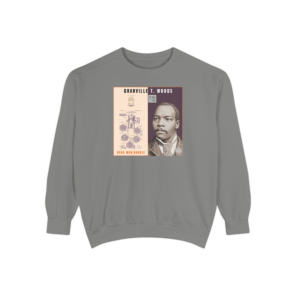 Granville T. Woods, Unisex, Historical Portrait Crewneck Sweatshirt (City Champs)