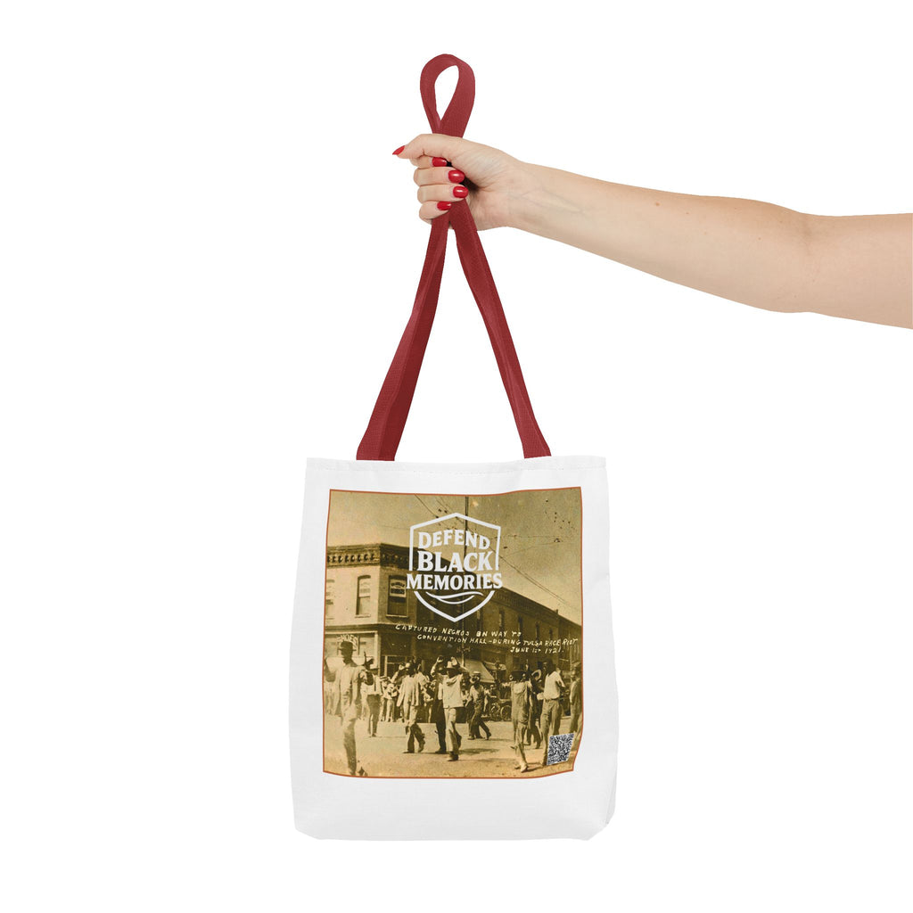 Defend Black Memories:Tulsa Massacre Historical Photo AOP Tote Bag