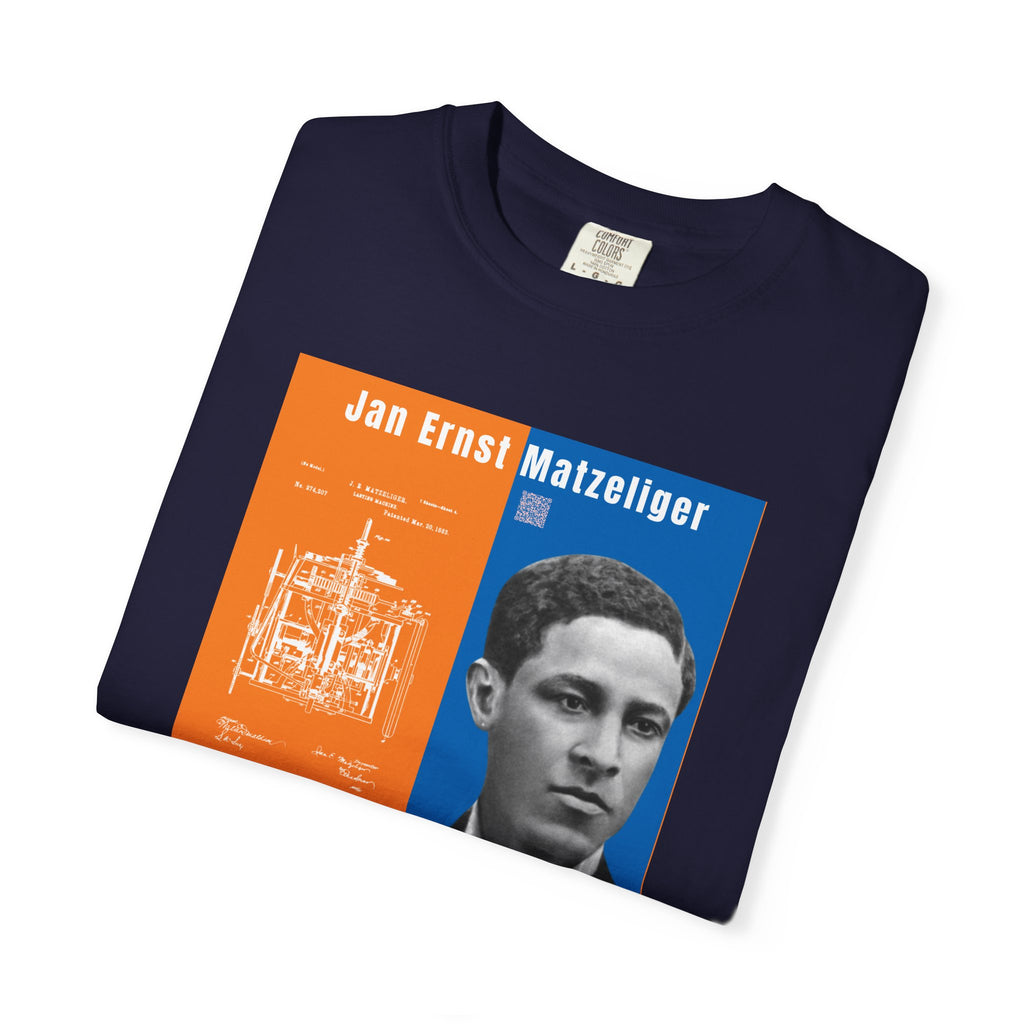 Jan Ernst Matzeliger Portrait T-Shirt – Historical Inventor Graphic Tee (City Champs)