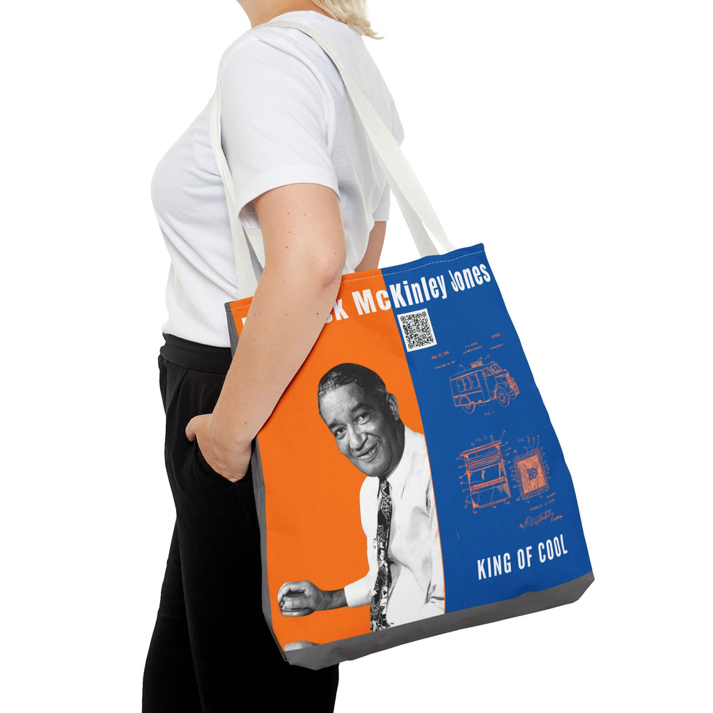 Frederick McKinley Jones, Historical Portrait Tote Bag (Black)