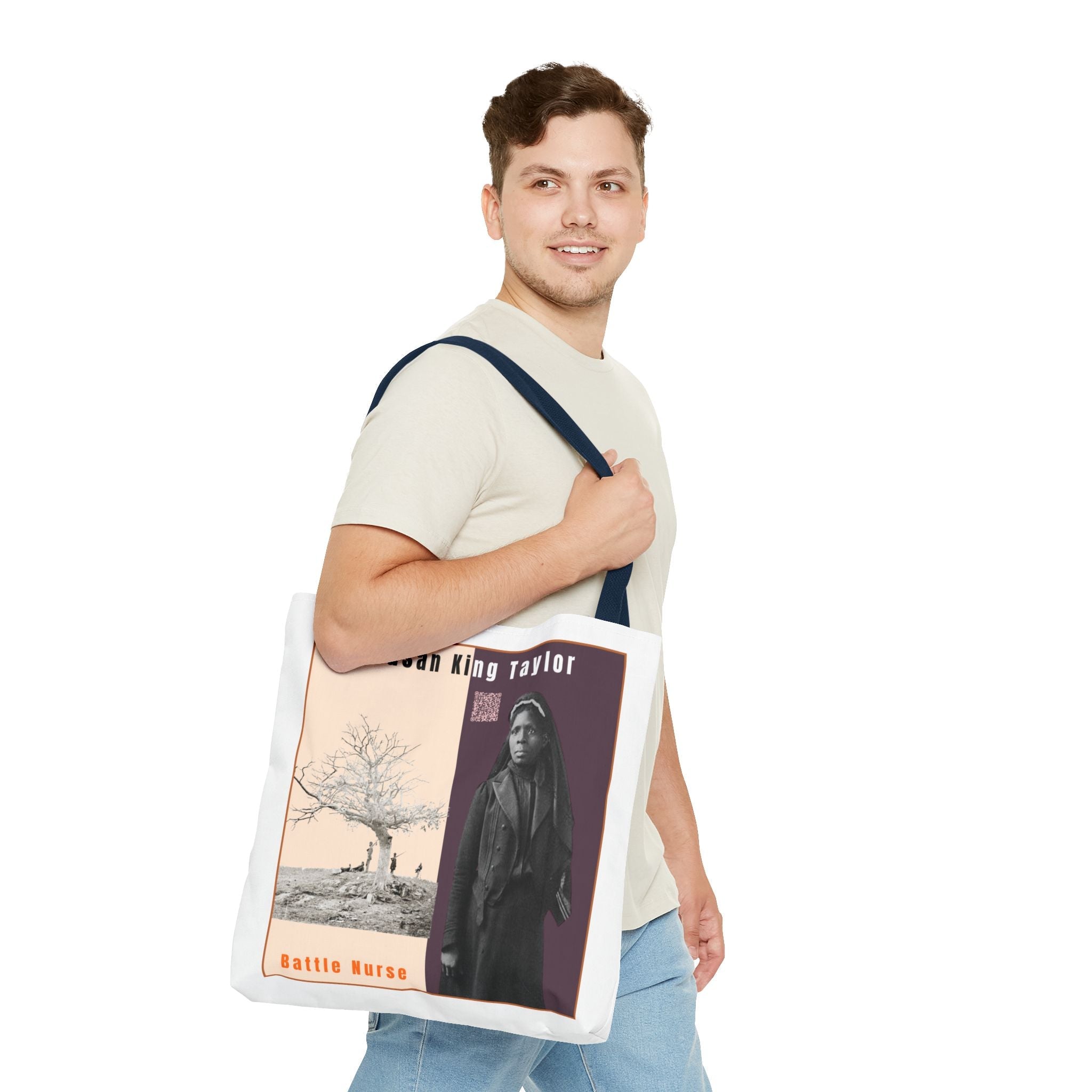 Susan King Taylor Tote Bag (White)