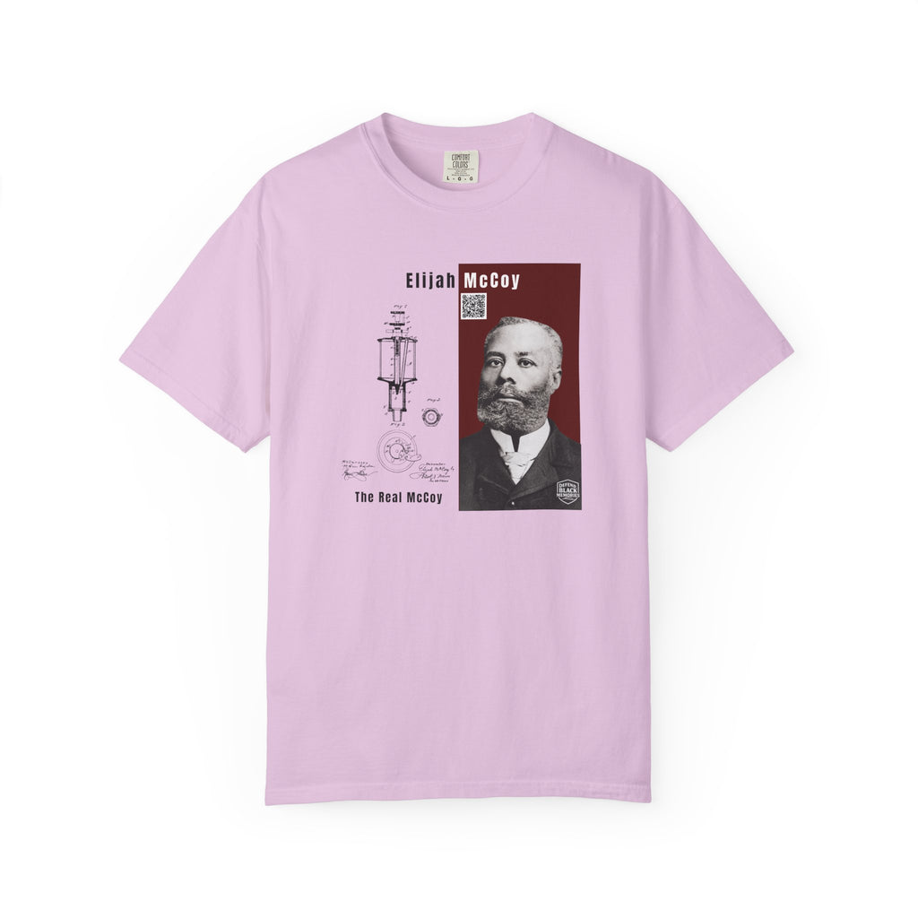Elijah McCoy Portrait T-Shirt – Historical Inventor Graphic Tee (City Champs)