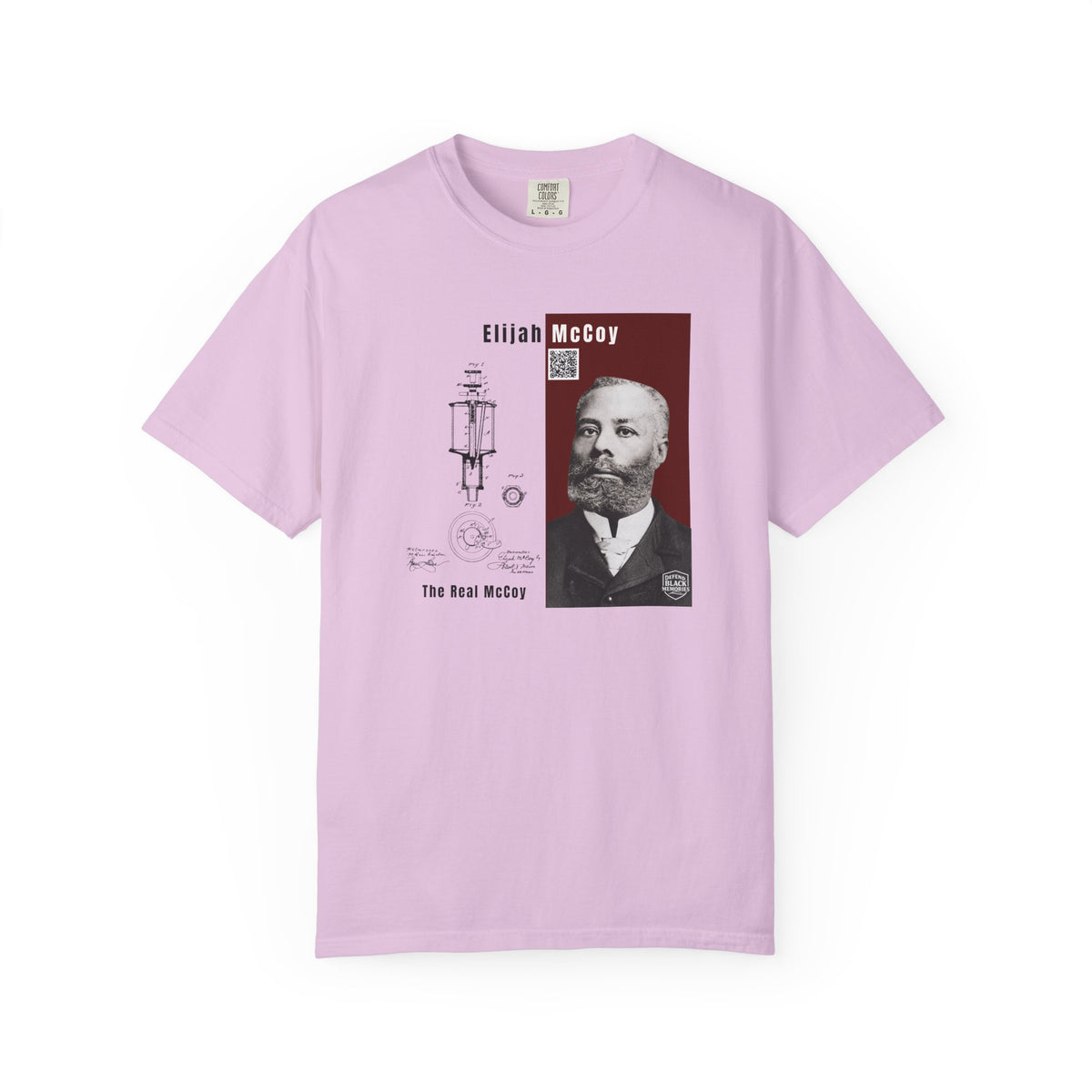 Elijah McCoy Portrait T-Shirt – Historical Inventor Graphic Tee (City Champs)