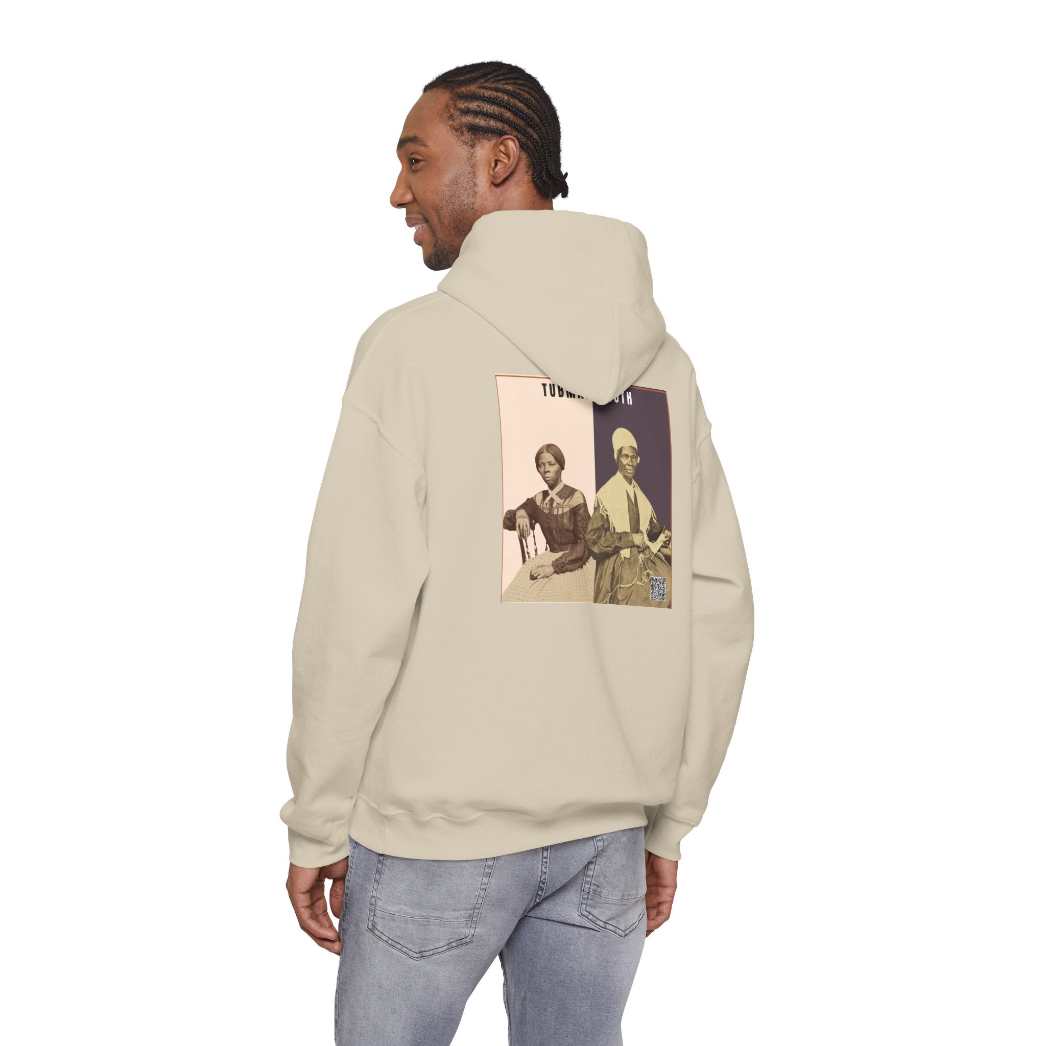 Tubman-Truth, Unisex, Historical Portrait, Heavy Blend™ Hooded Sweatshirt