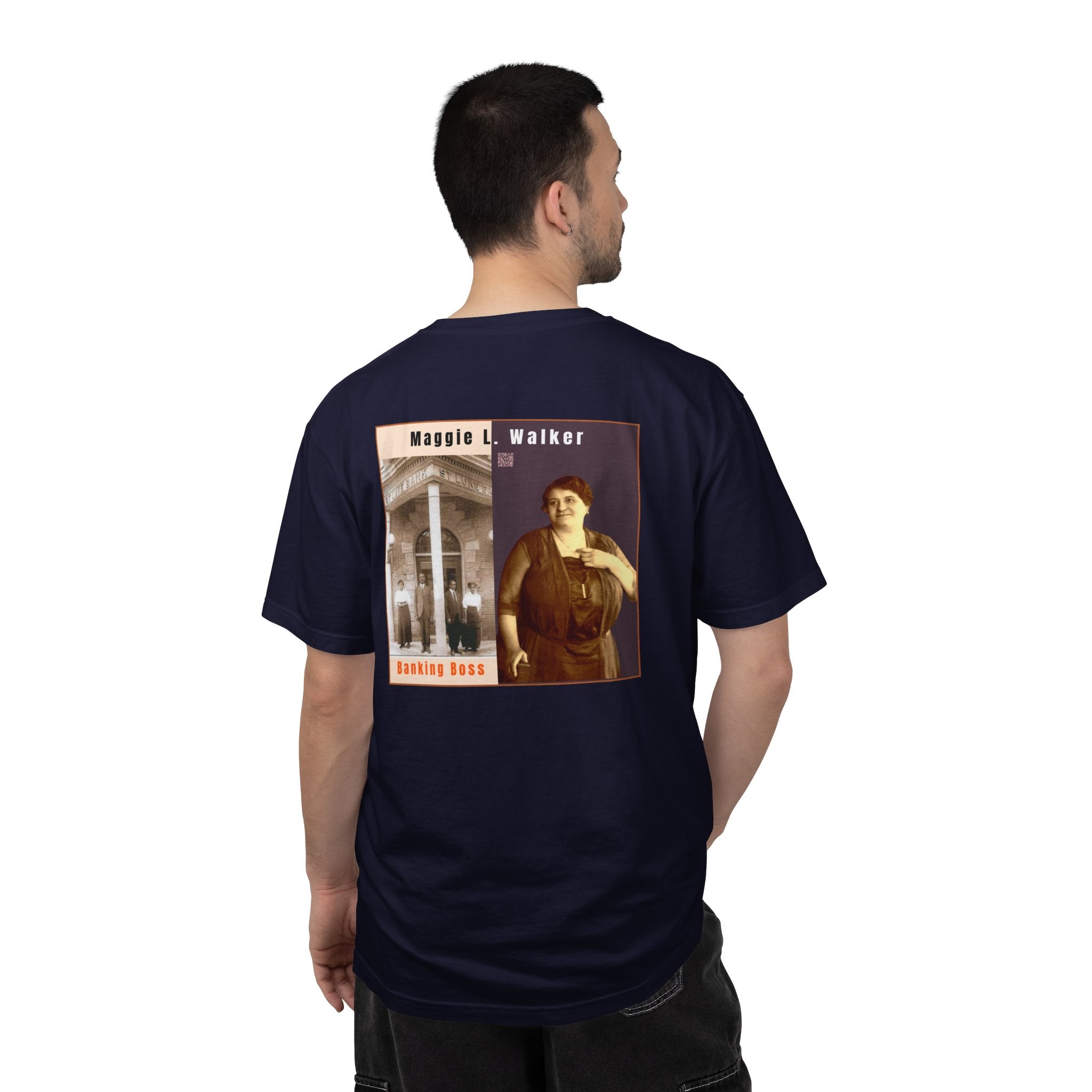 Maggie L. Walker, Unisex, 2 Side Historical Portrait T-shirt