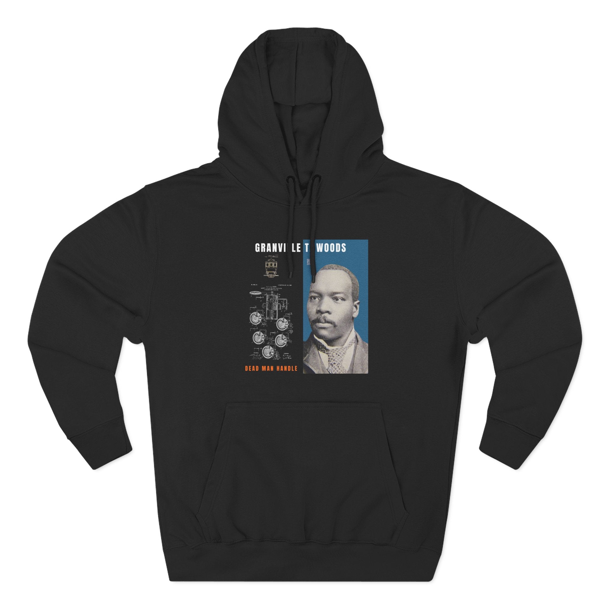 Granville T. Woods, Three-panel Historical Portrait Hoodie (City Champs)