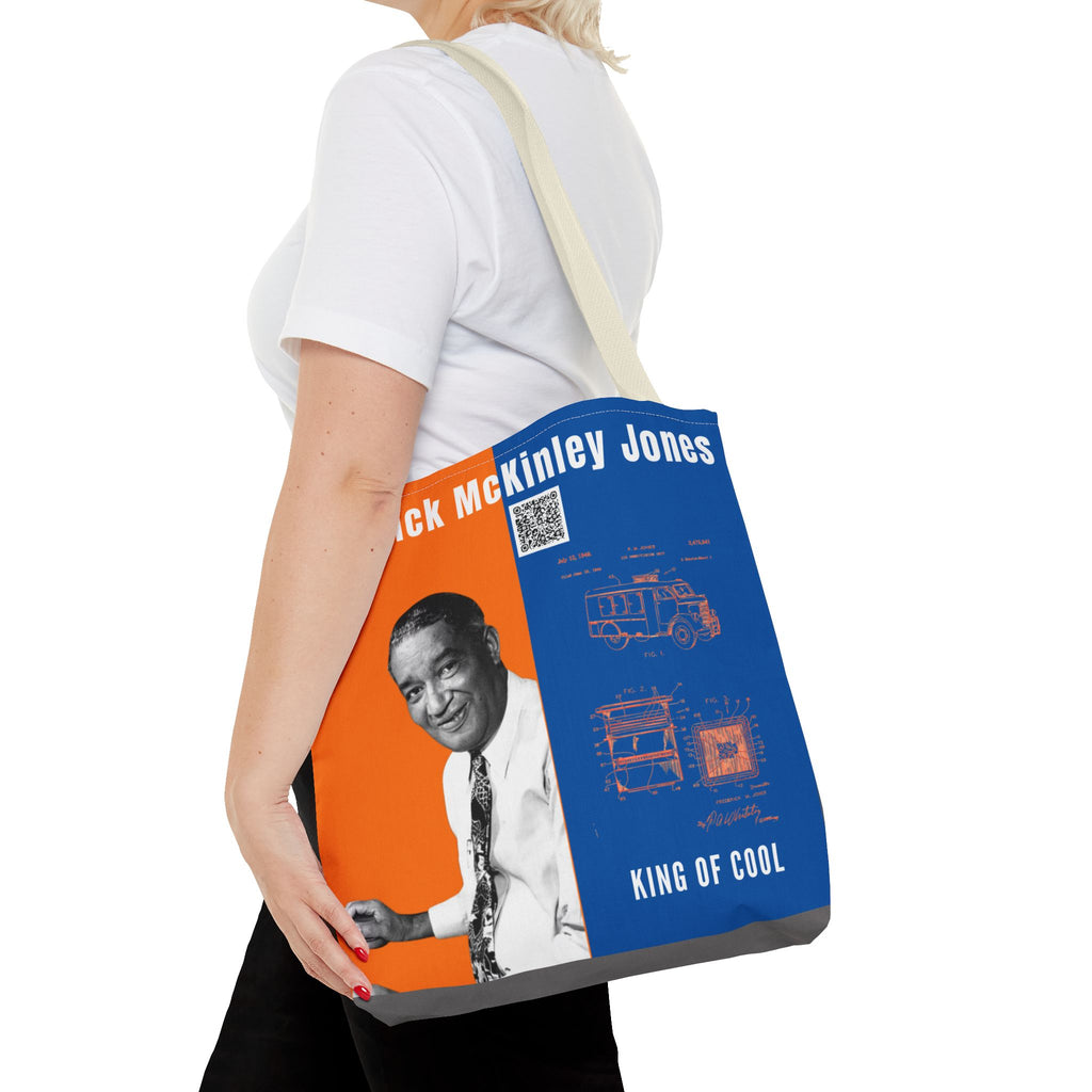 Frederick McKinley Jones, Historical Portrait Tote Bag (Black)