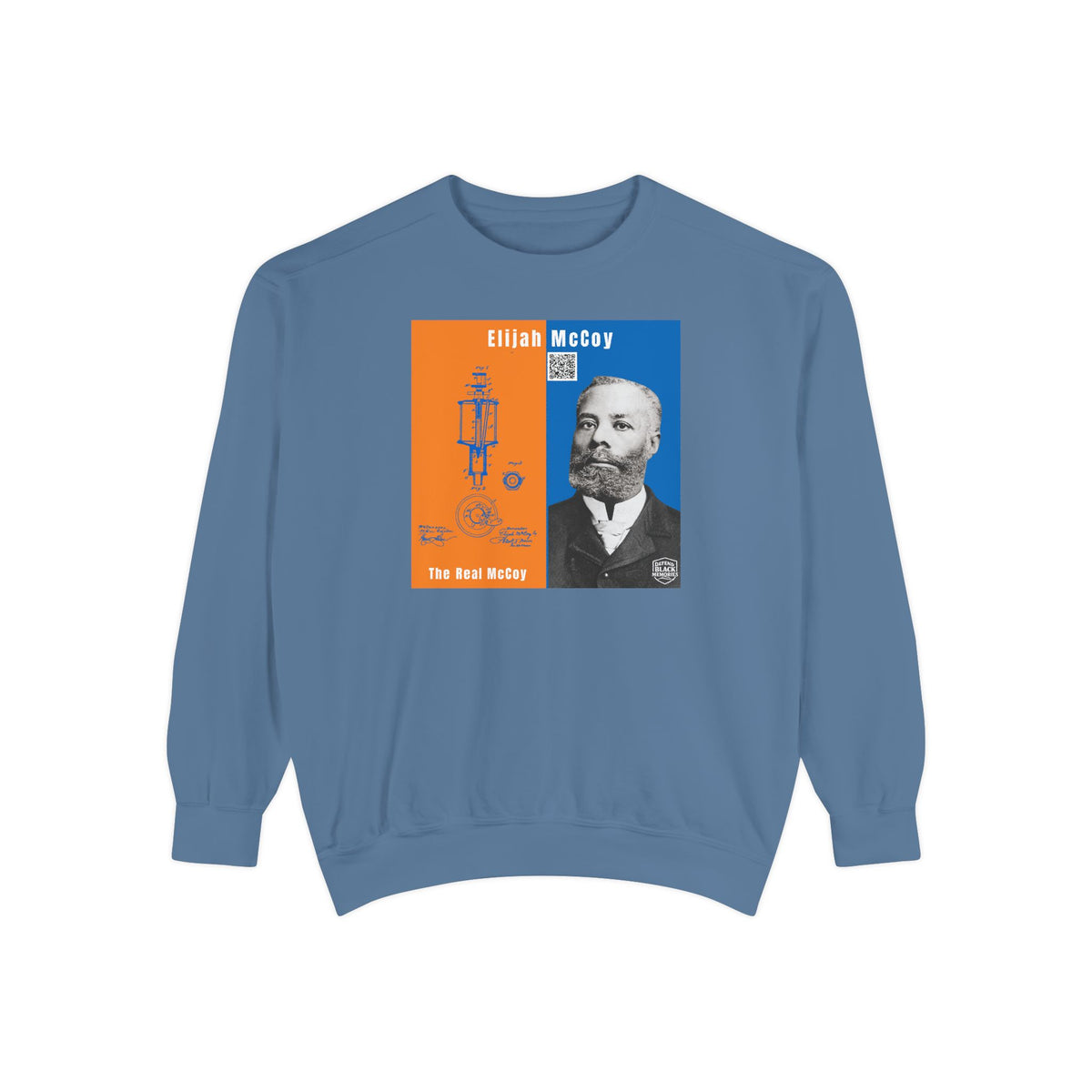 "The Real McCoy" Elijah McCoy Garment Dyed Tribute Sweatshirt (City Champs)